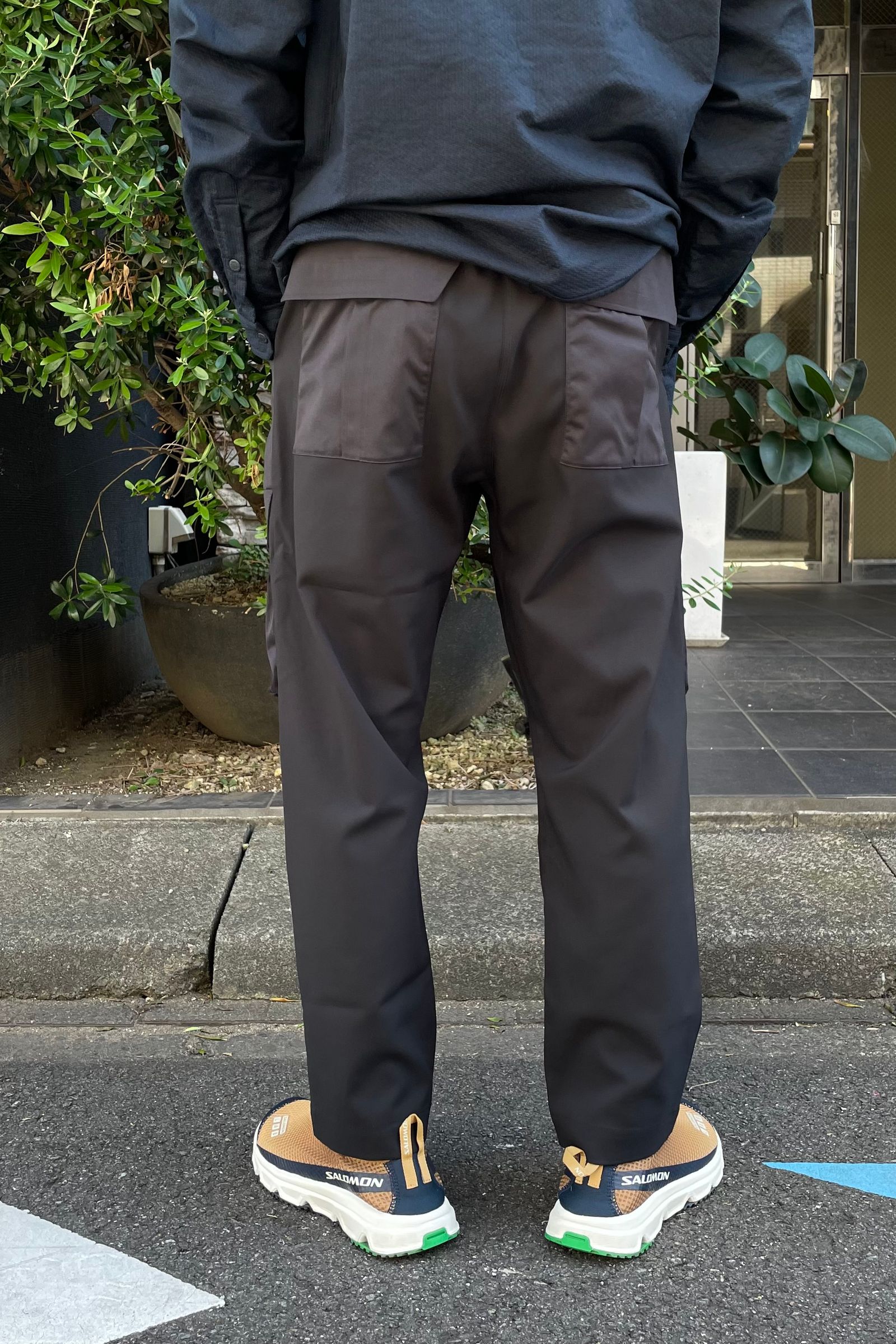 White Mountaineering - 〈BLK〉tech logger pants -black- 23aw men