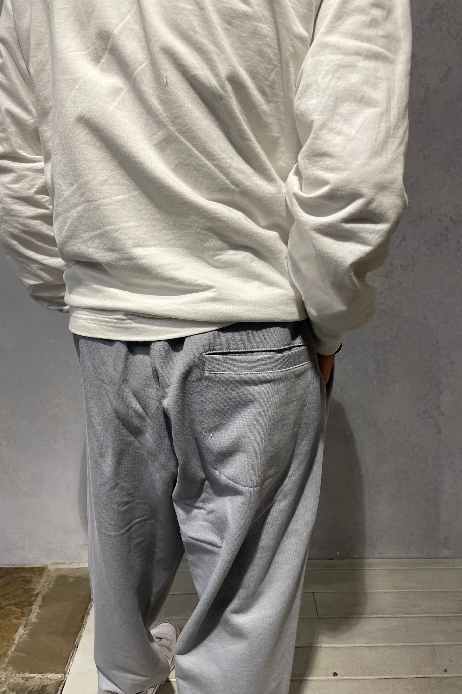 is-ness - wide sweat pants -blue gray- 23ss | asterisk