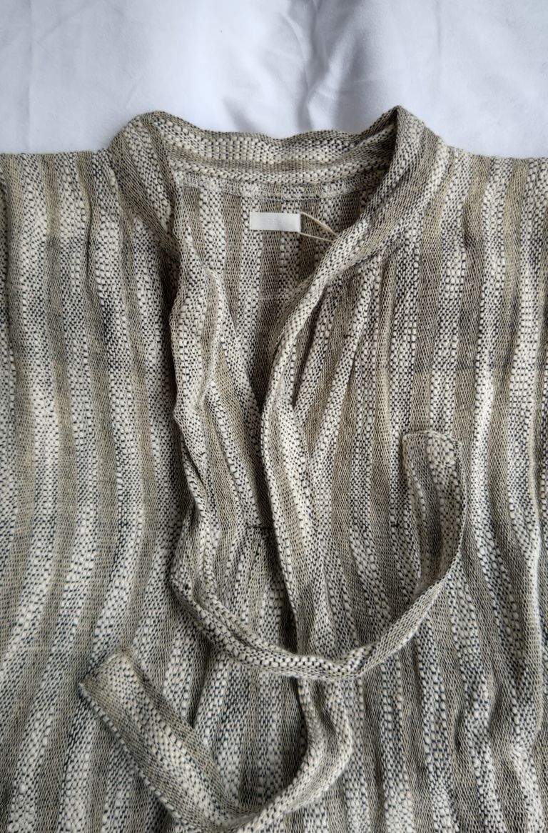 SEEALL - oversized tucked smok-stripe-22aw- | asterisk