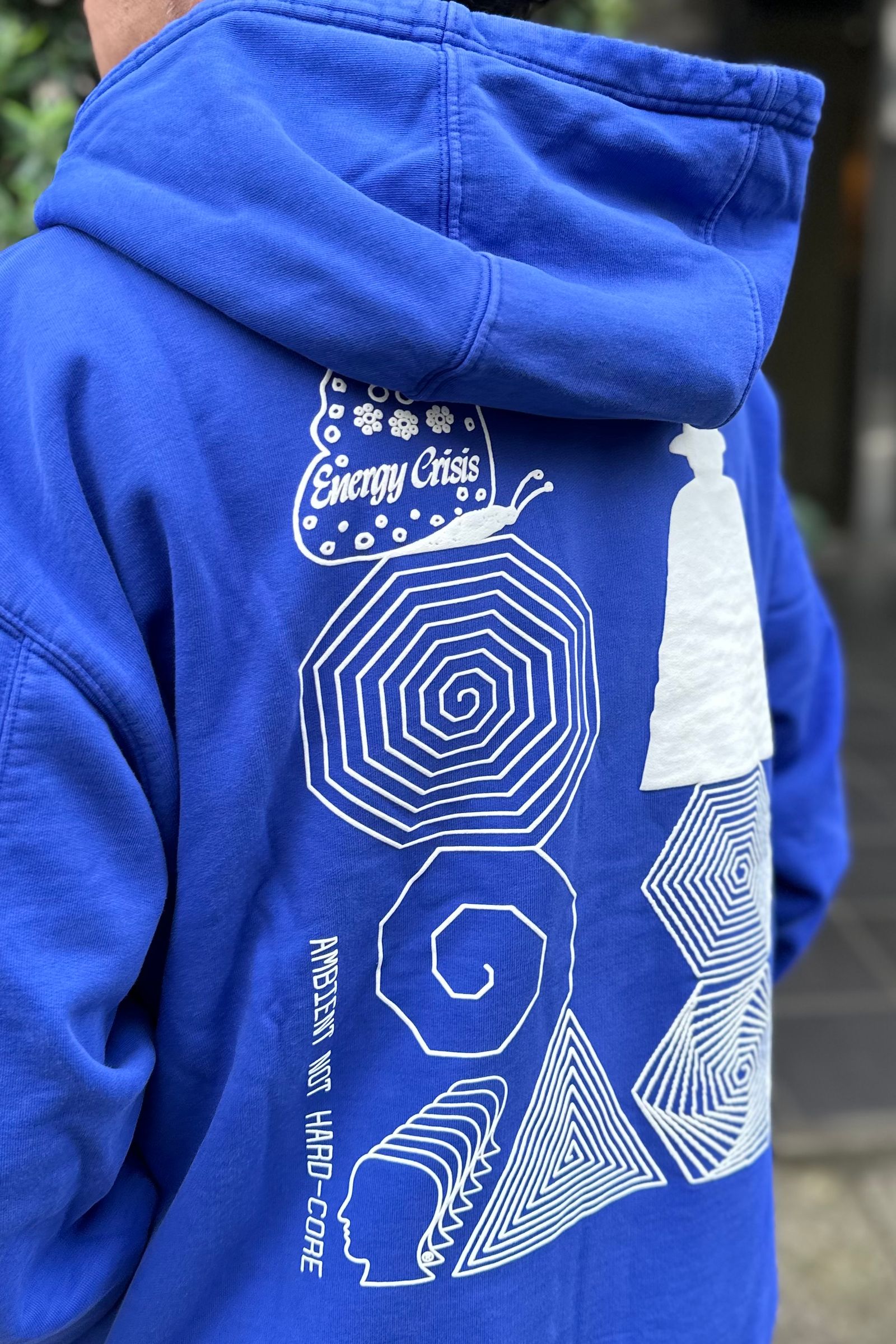 BRAIN DEAD - Electronique Hoodie -navy- fall'23 | asterisk