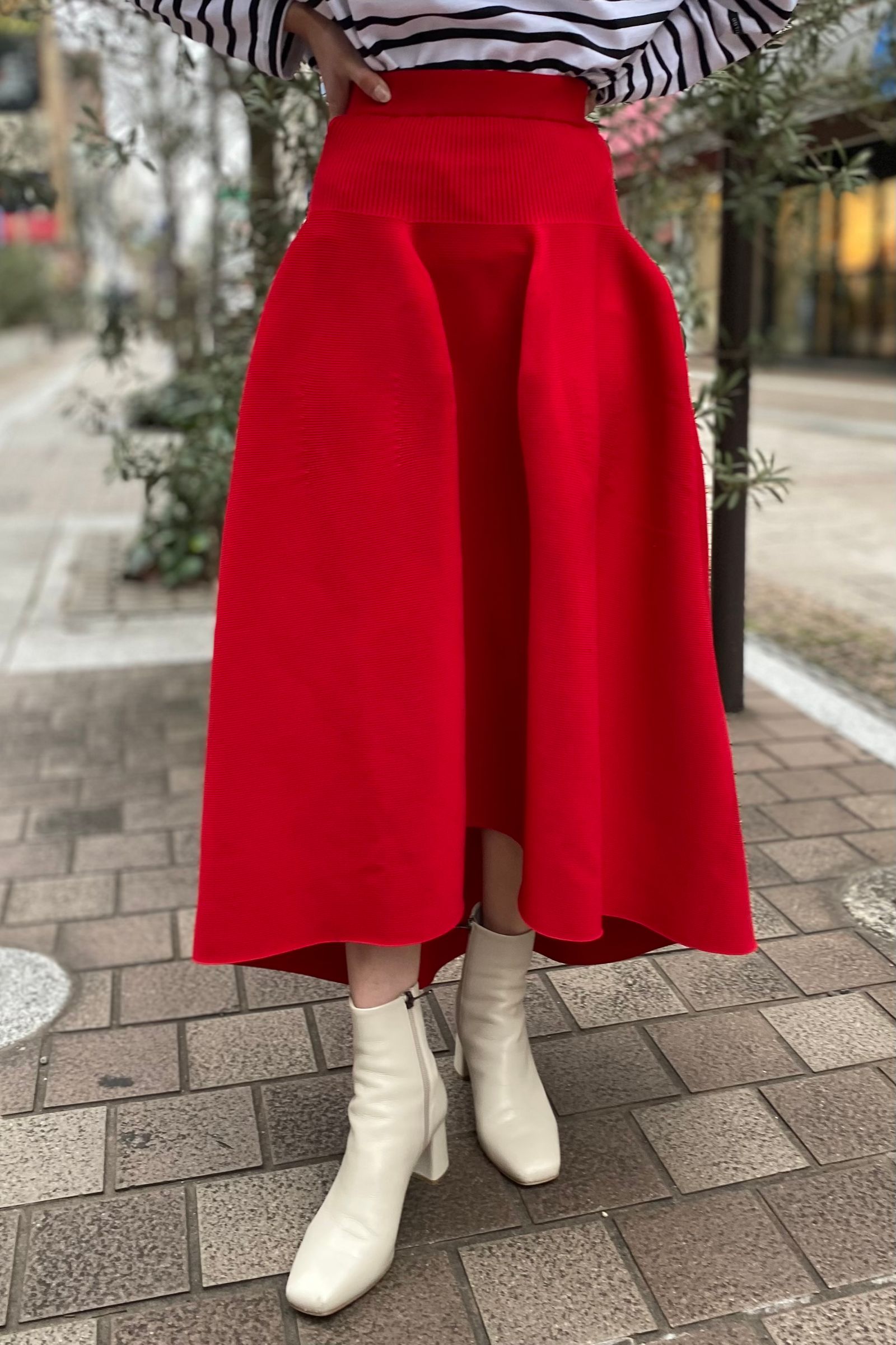 CFCL POTTERY SKIRT ポッテリー フレア スカートプリーツプリーツ