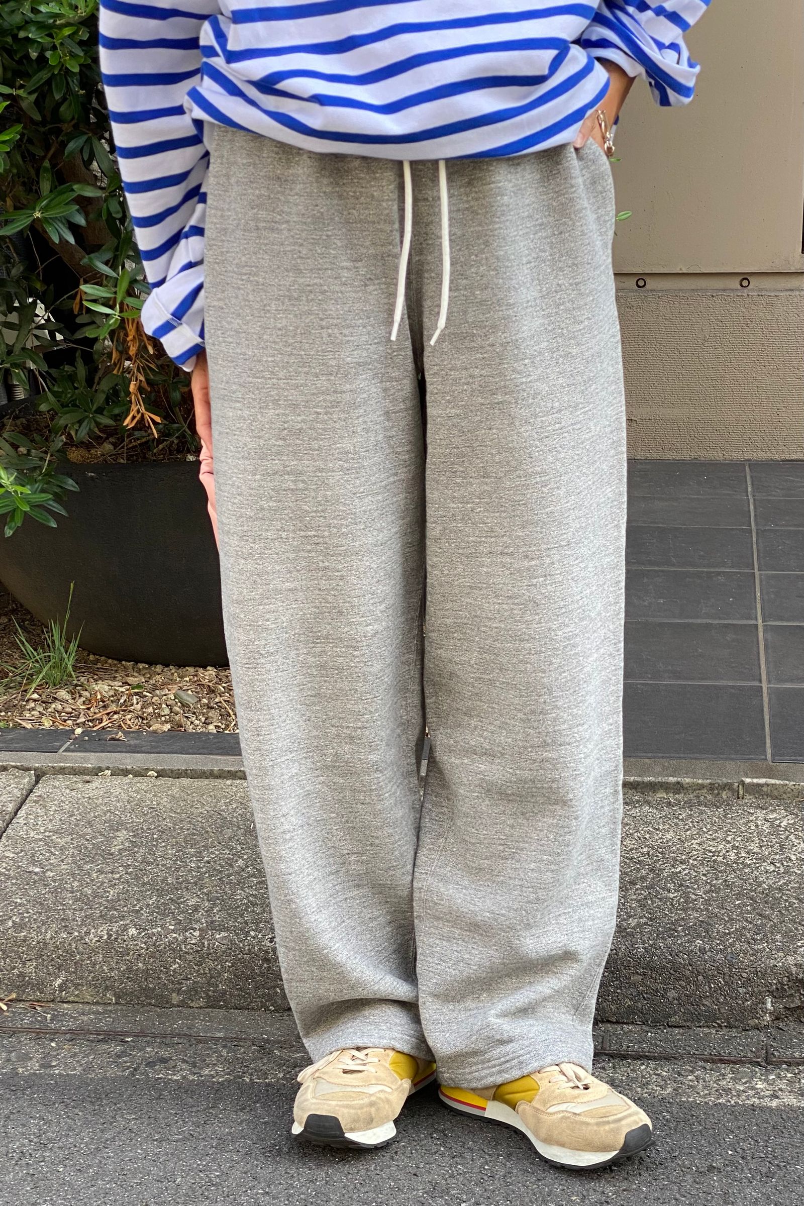 UNUSED / line sweat pants.