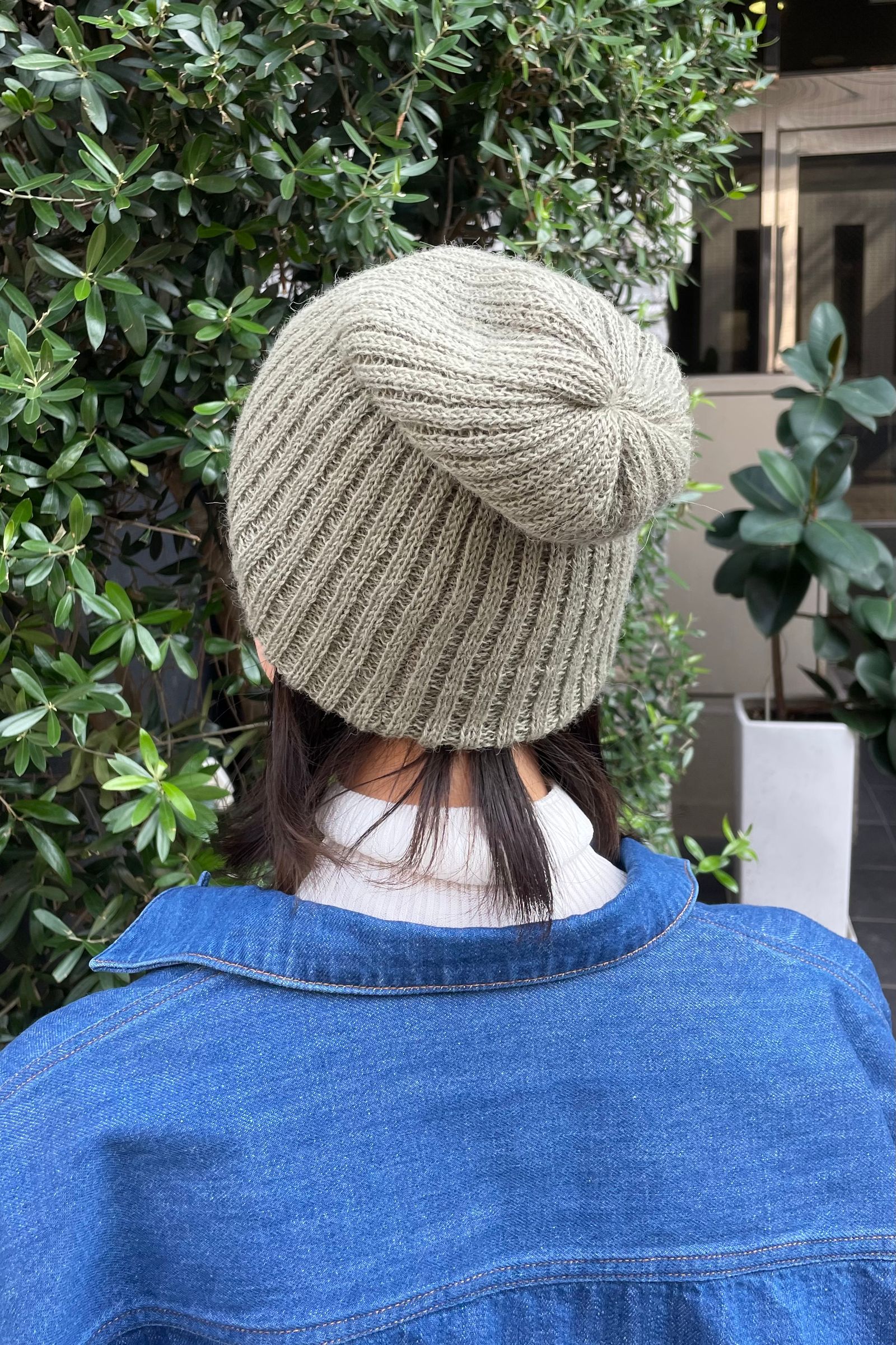 KIJIMA TAKAYUKI - ALPACA BEANIE -khaki- 23aw women | asterisk