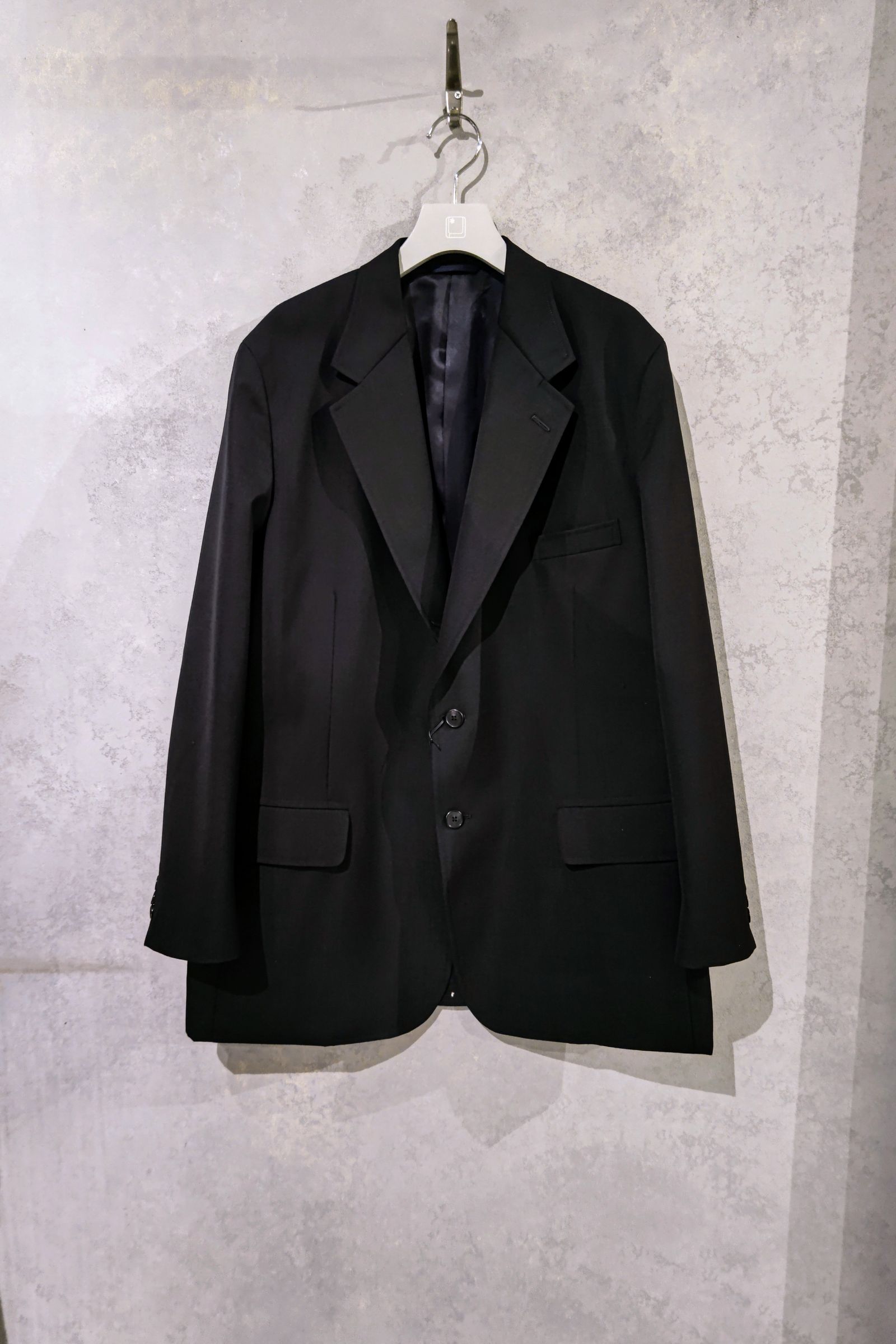 A.PRESSE - Slub wool navy blazer-navy-24ss | asterisk