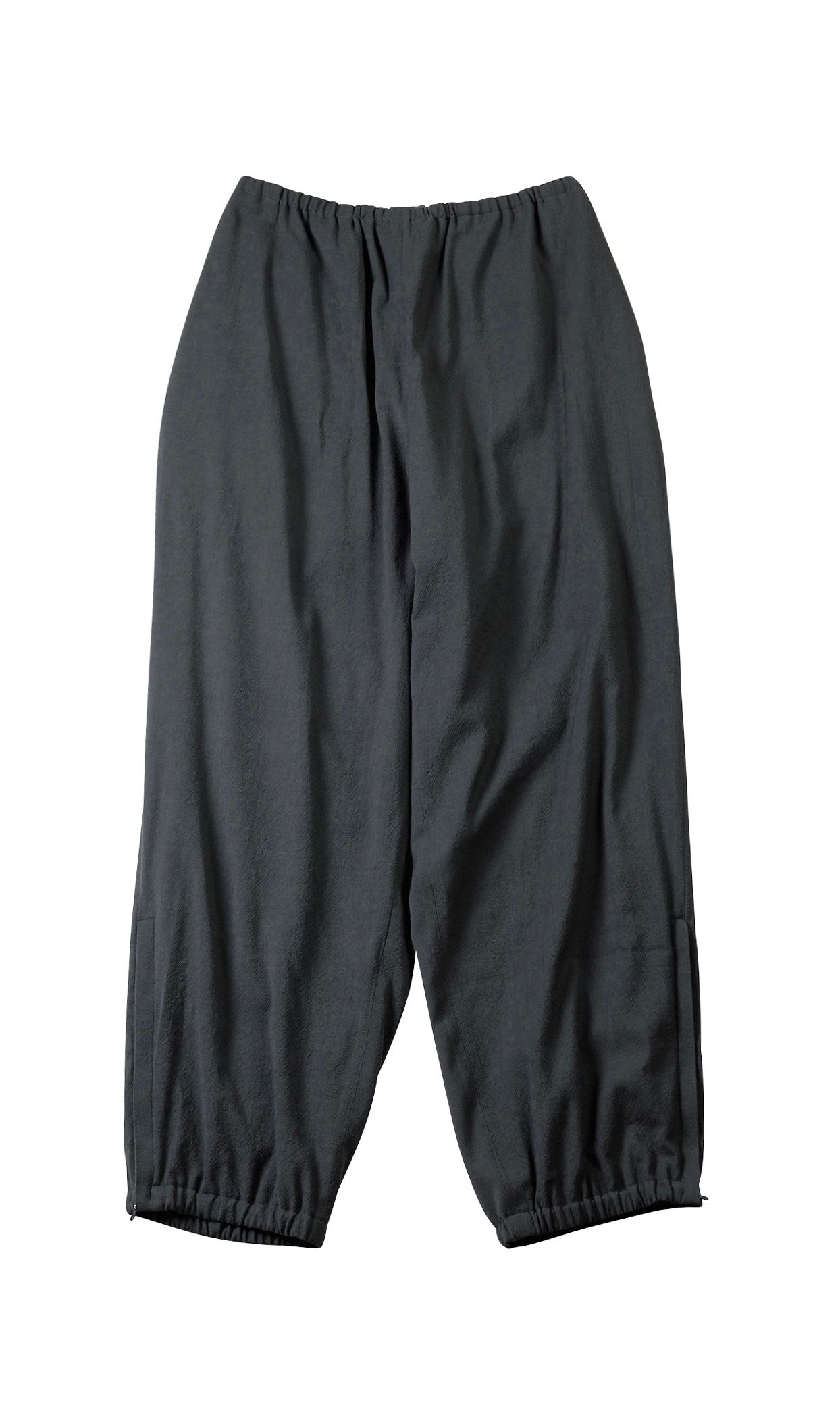 blurhms - Wool Rayon Silk Track Pants-dark sage- 23ss men | asterisk