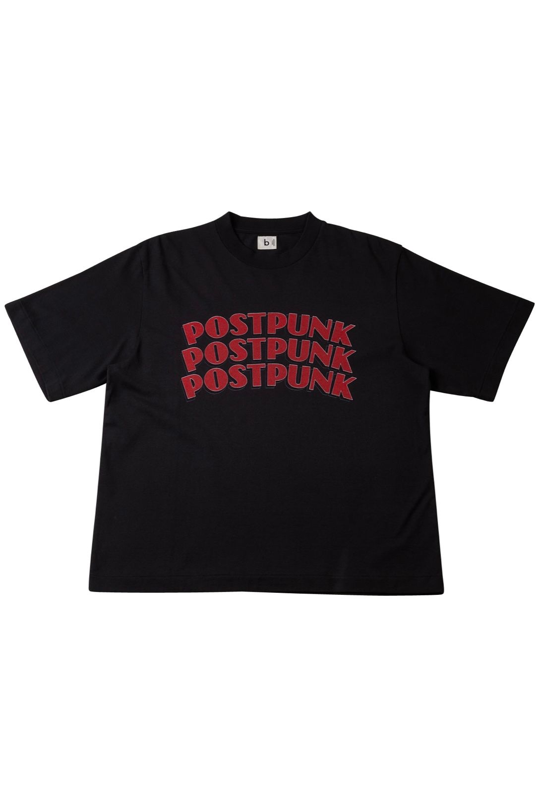 blurhms ROOTSTOCK - POSTPUNK Print Tee STANDARD- black-men 23ss 