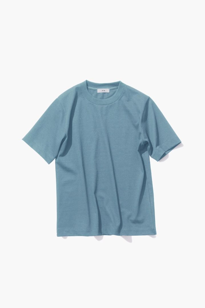 ATON - 【先行予約】supima air 12/- standard t-shirt -green- women