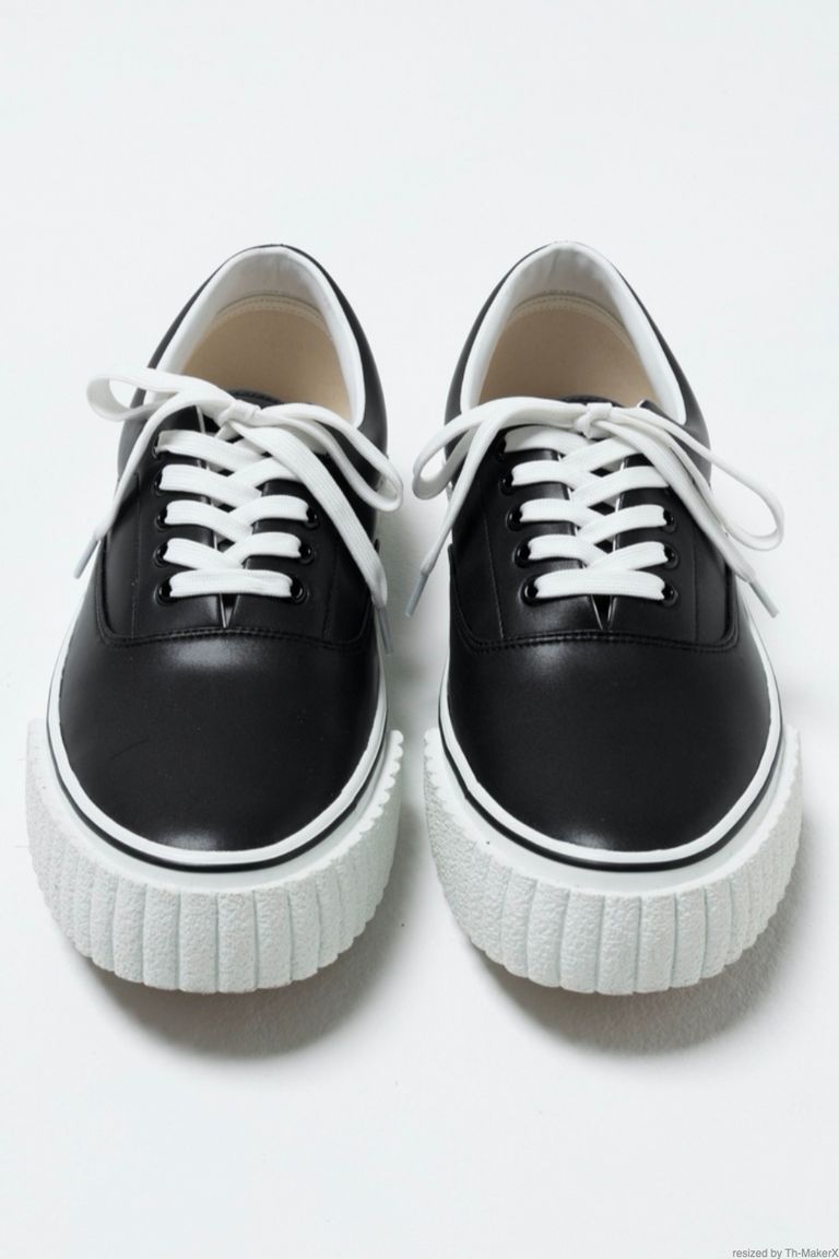 FUMITO GANRYU - rubber sole sb shoes -black- 22aw unisex ...