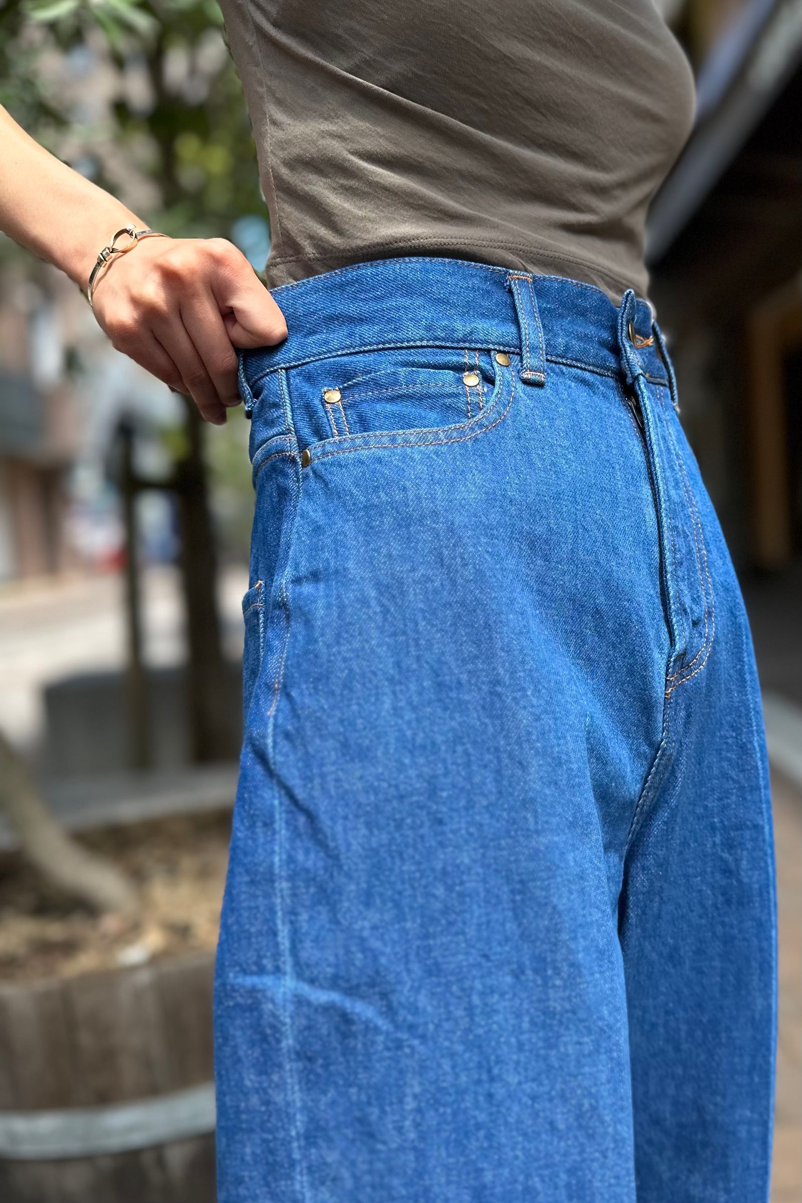 IIROT - IND Tapperd Jeans -indigo- 23fall | asterisk