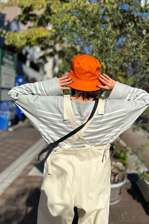 オススメ！オーバーオール×バスクシャツ/OUTIL