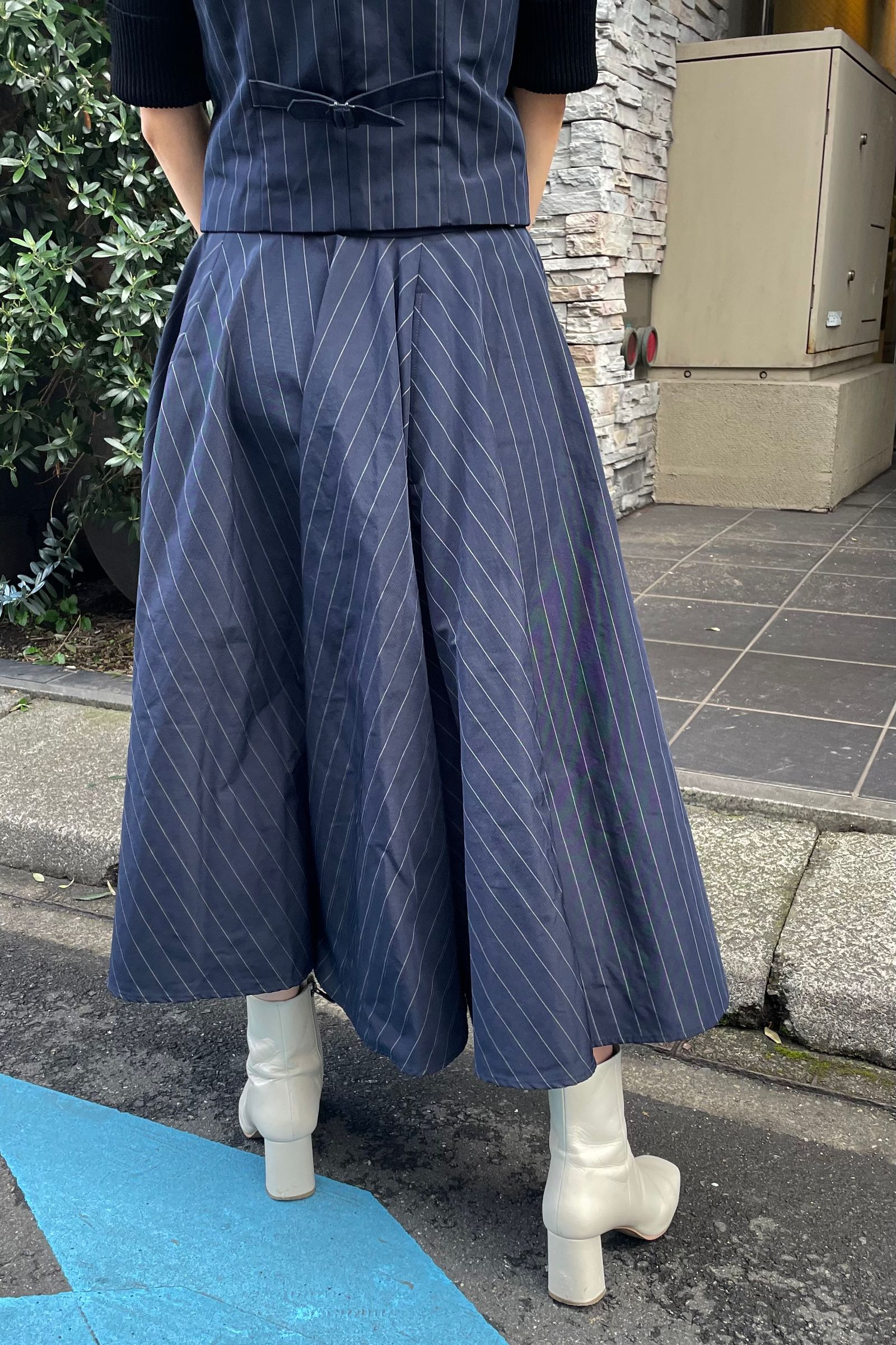 JUN MIKAMI - スカート-stripe-23ss | asterisk