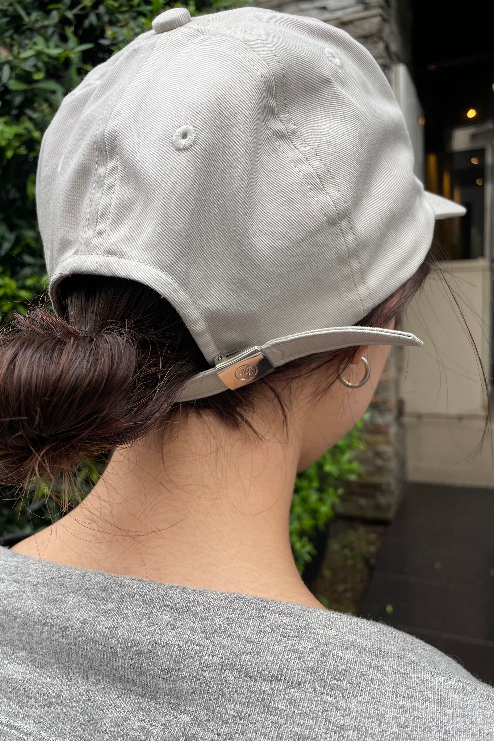 KIJIMA TAKAYUKI - DOUBLE LOGO 6PANEL CAP -greige- 23aw | asterisk