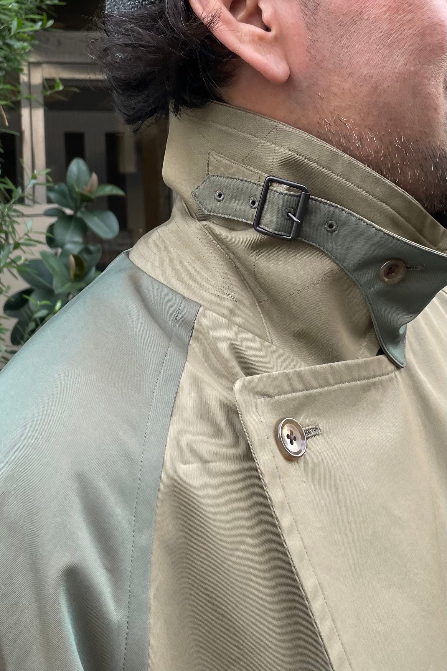 ジャケット・アウター stein Oversized Contrast Trench Coat