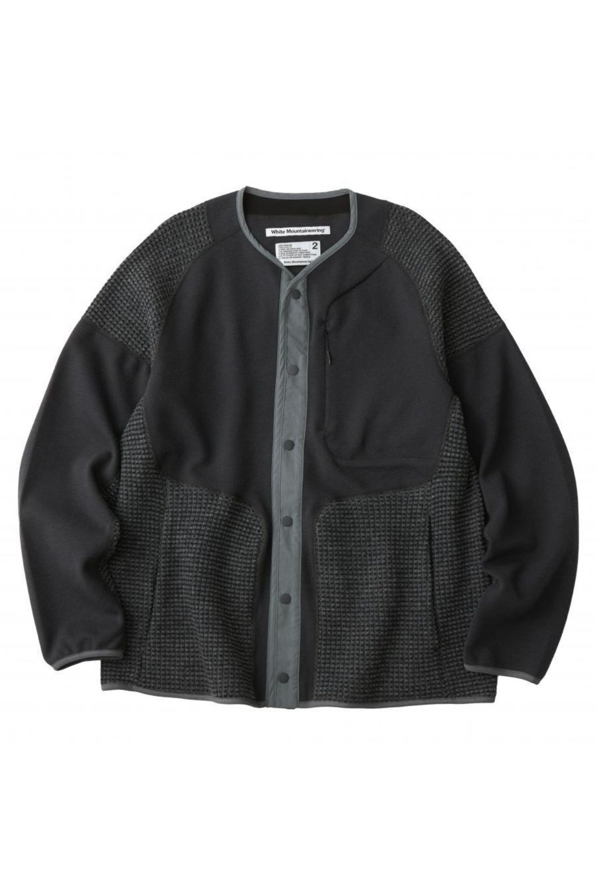 White Mountaineering - patch work blouson -charcoal- 23aw men