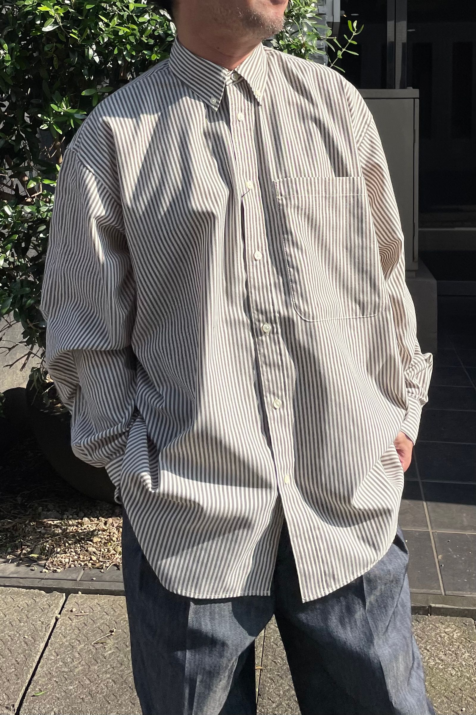 DAIWA PIER39 ミリタリーシャツ Sサイズ