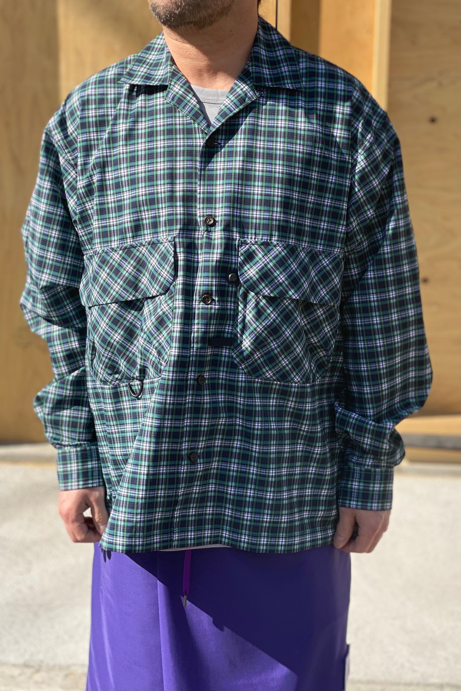 DAIWA PIER39 Tech Open Collar Shirts L S - トップス