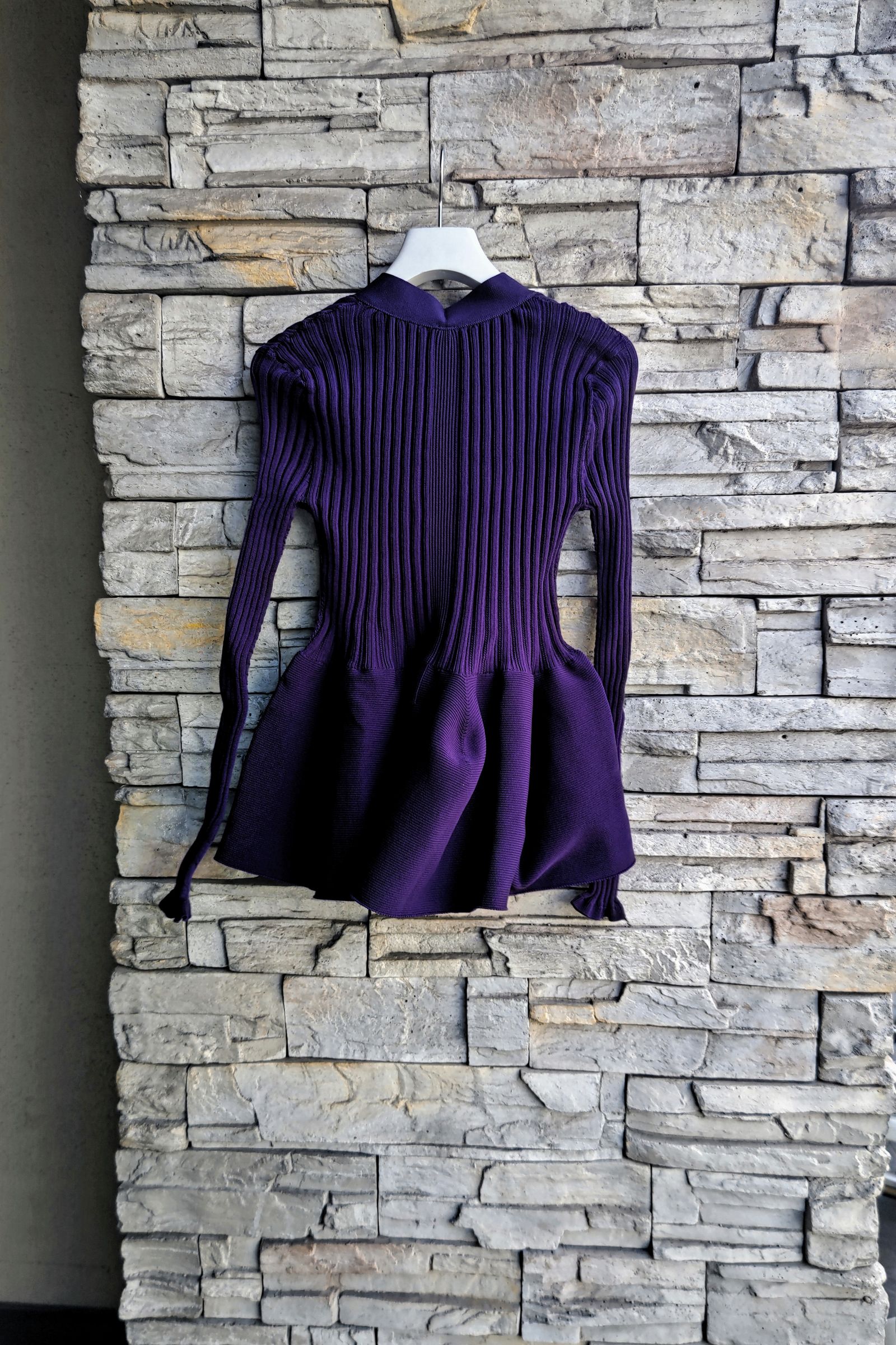 CFCL - POTTERY CARDIGAN -violet- 23aw women | asterisk