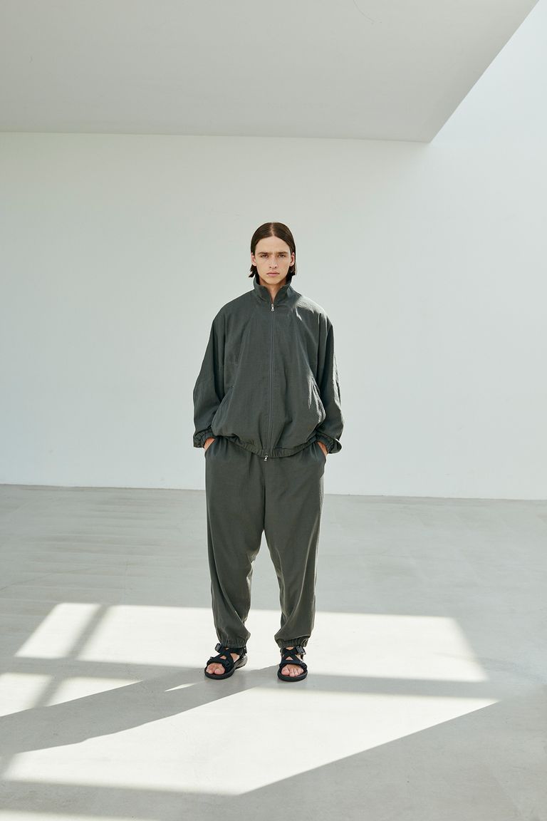 blurhms】 WOOL RAYON TRACK セットアップ 23ss 