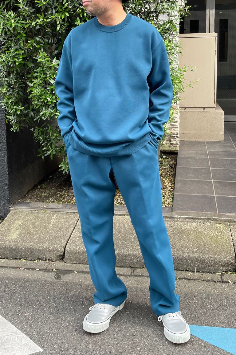 CFCL - MILAN RIB PULLOVER -marine blue- 23aw men | asterisk