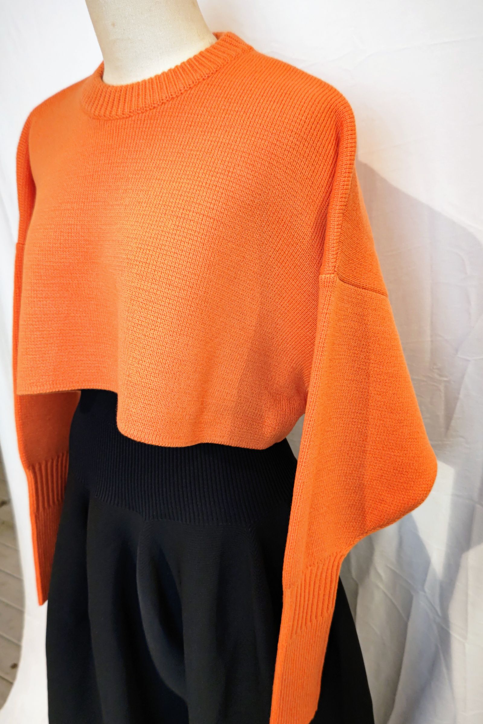 CFCL - wool milan top 3 -orange- 22aw women | asterisk