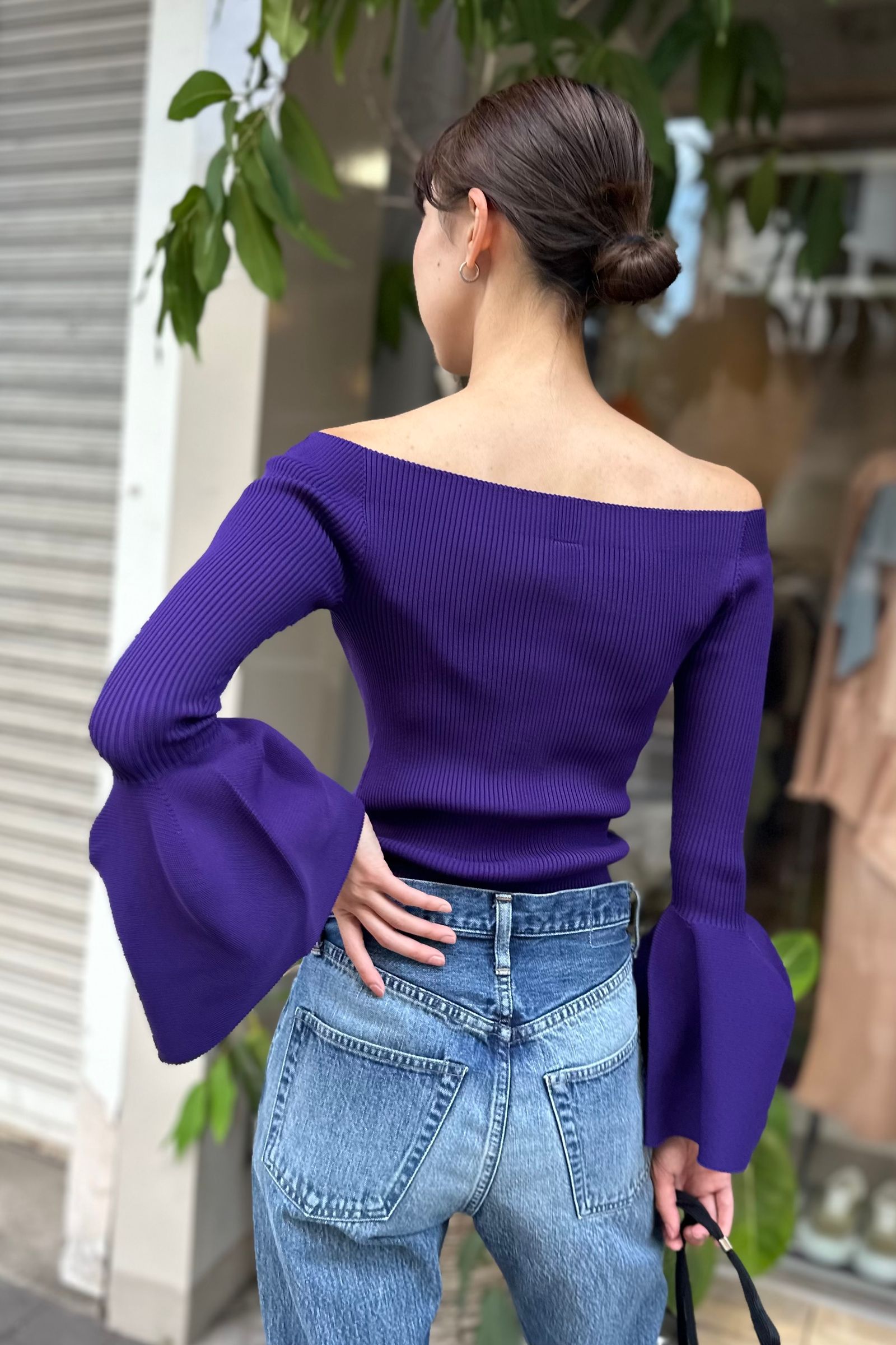 トップス CFCL tops 割繊シフォンレースブラウス(ブラウス・シャツ)｜TOPS（トップス