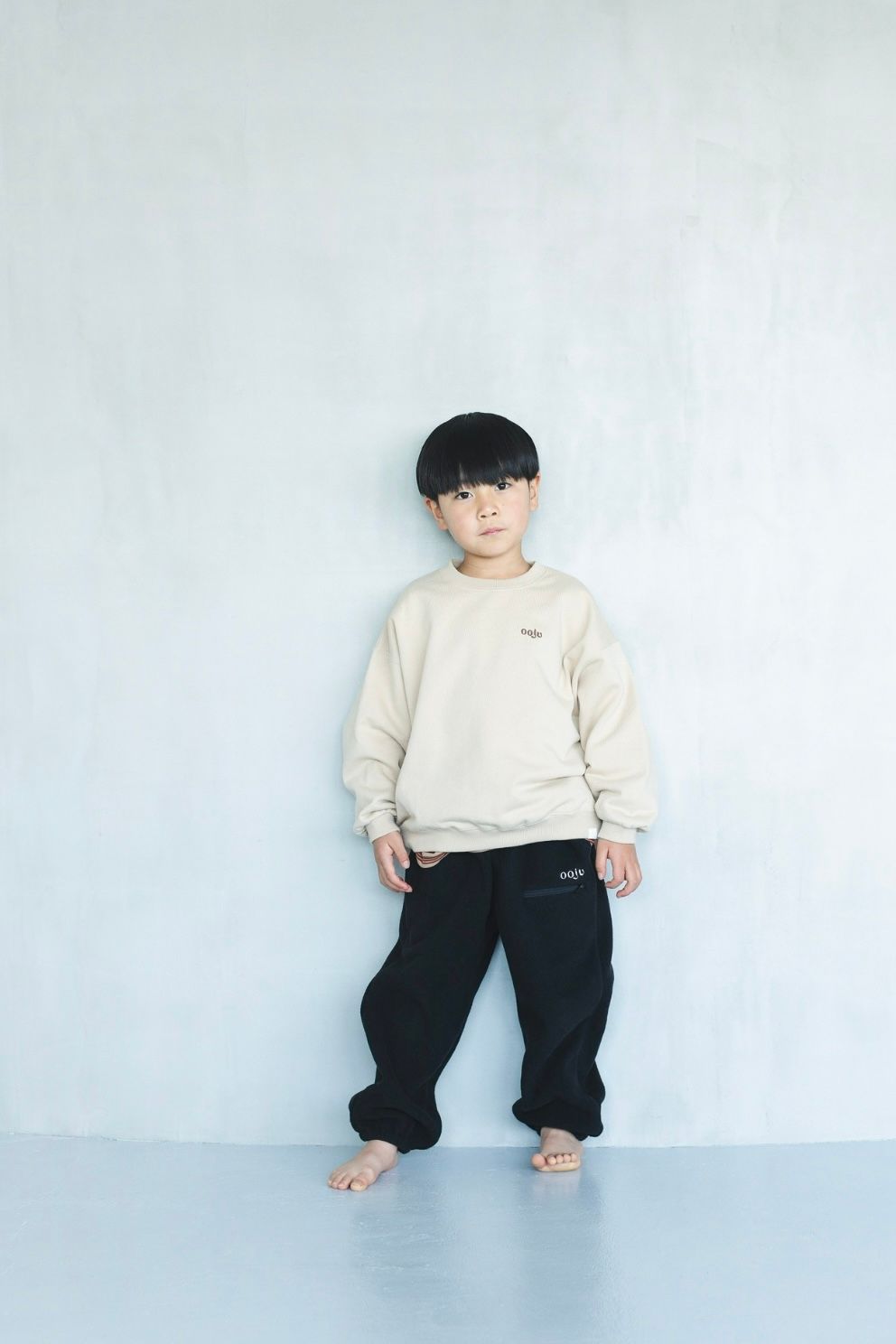 ooju - ooju sweatshirt -beige- (for kids) 23aw kids | asterisk