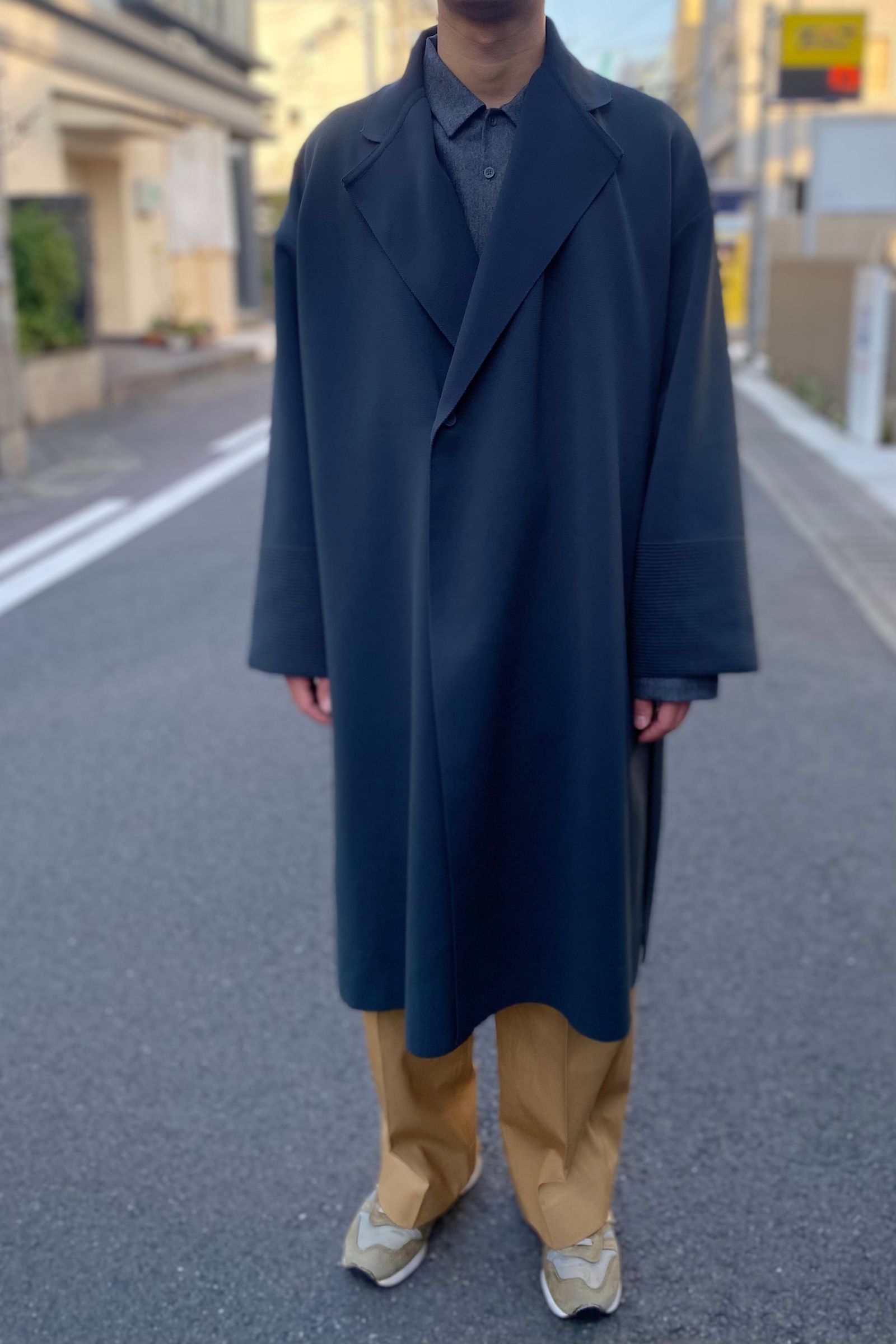 CFCL MILAN RIB COAT 2 ミランリブコート ネイビー www.jarsofgoodness