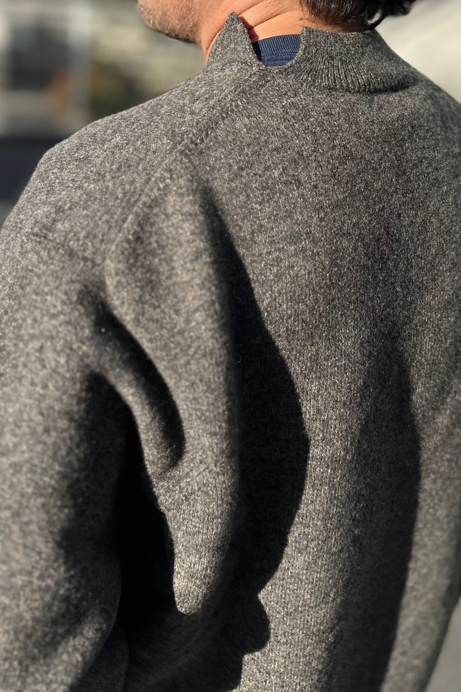 最適な価格 【木村なつみ/23SS】elbow slit knit charcoal ニット