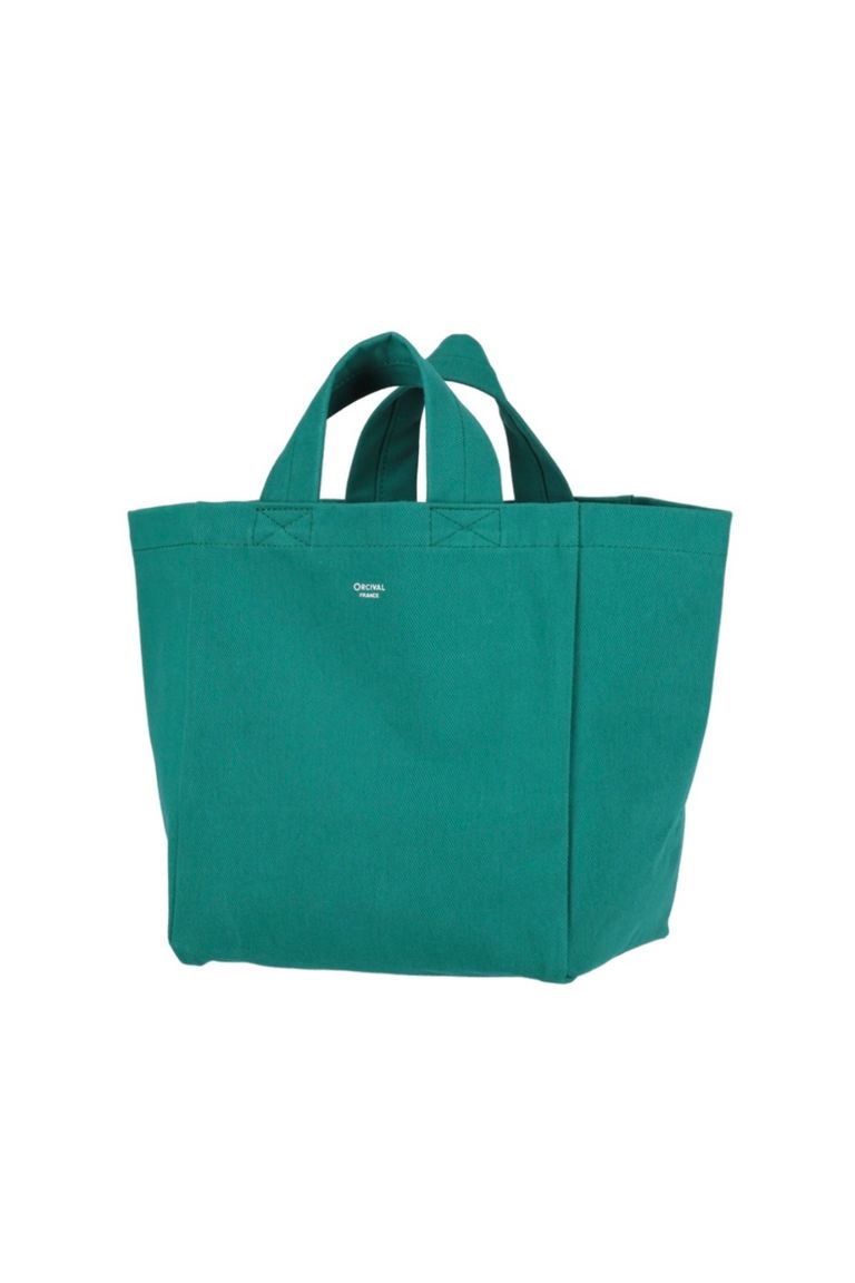 ORCIVAL A/C TWILL TOTE BAG SMALL -Summer green- 24ss unisex asterisk