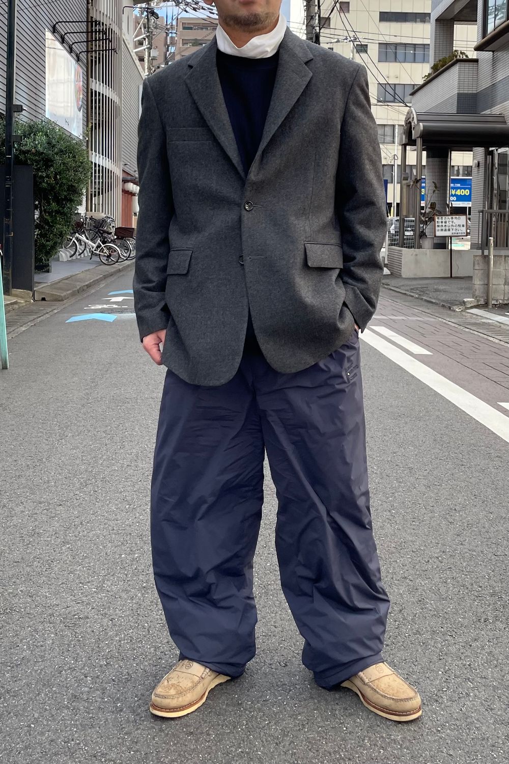 tailored square jacket/WEWILL