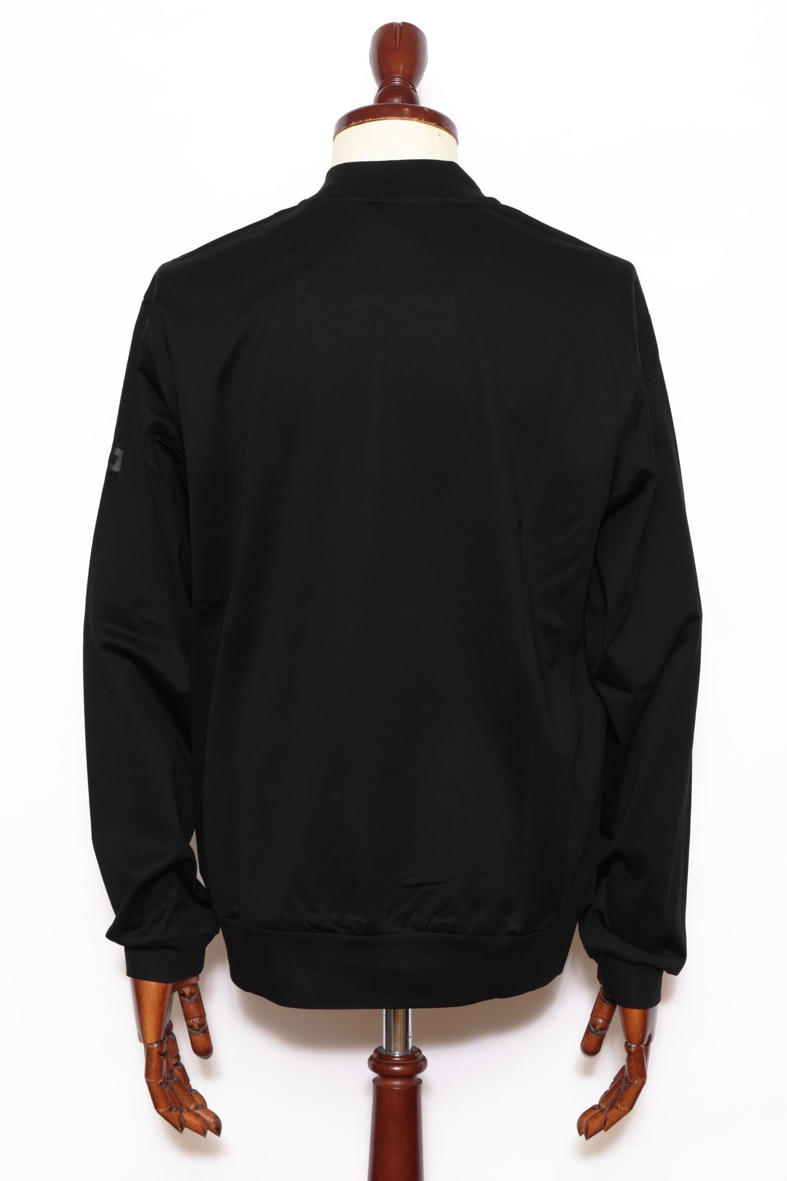 NUBY SLEEVE クルーネック コットン 長袖Tシャツ / ブラック