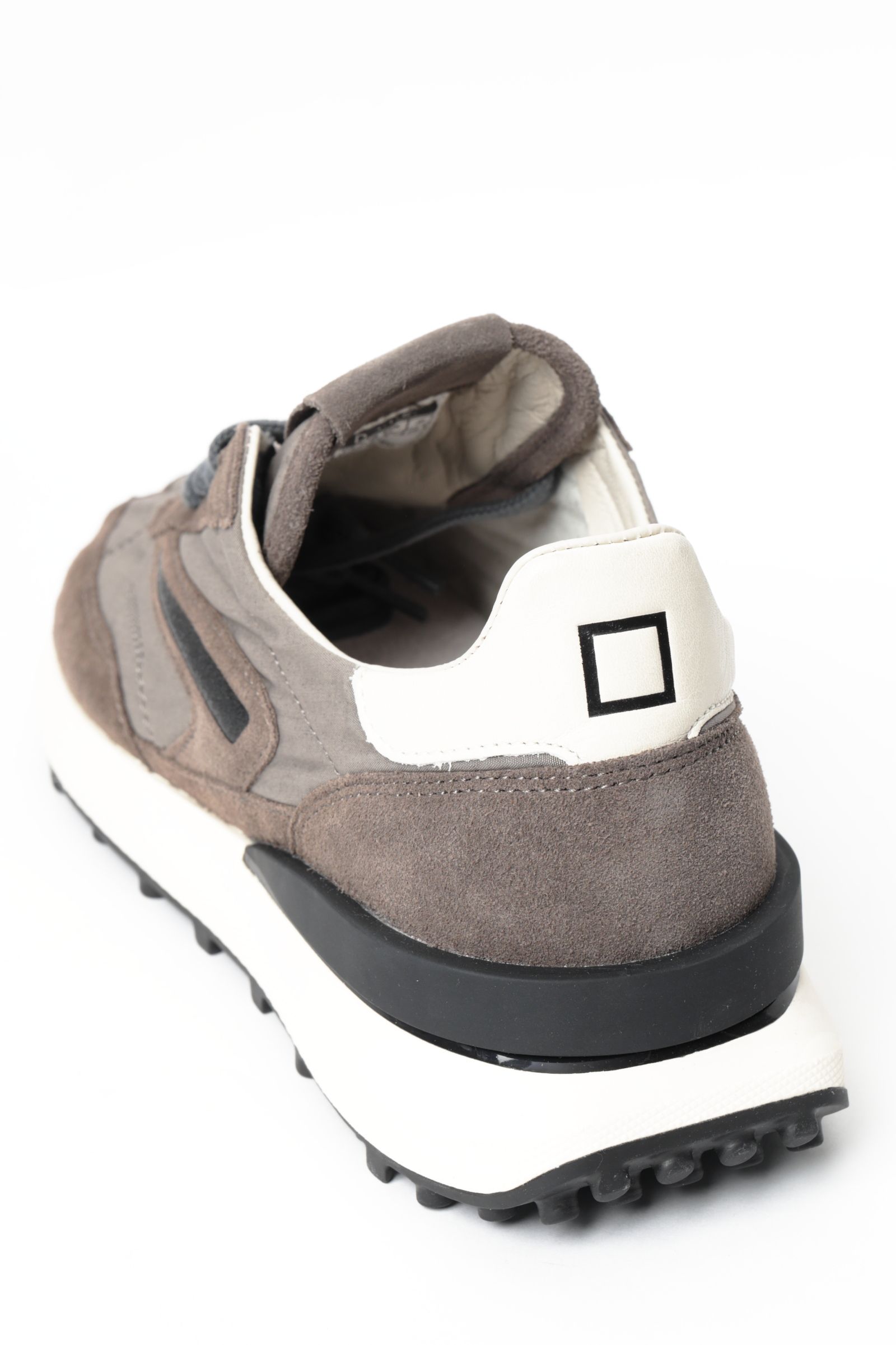 ATHLETA WAX GRAY ナイロン × スウェード ランシュータイプ スニーカー / グレー