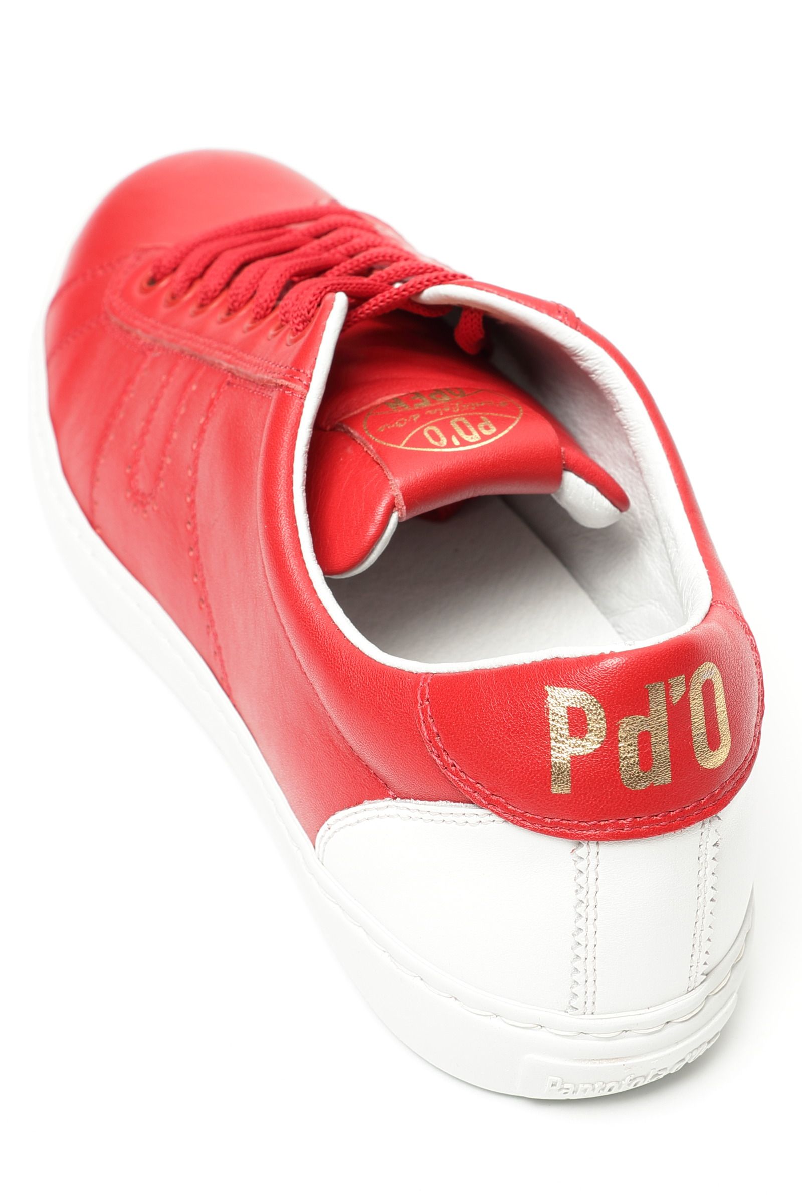 OPL1 カーフレザー スニーカー / レッド【M3.com 掲載商品】