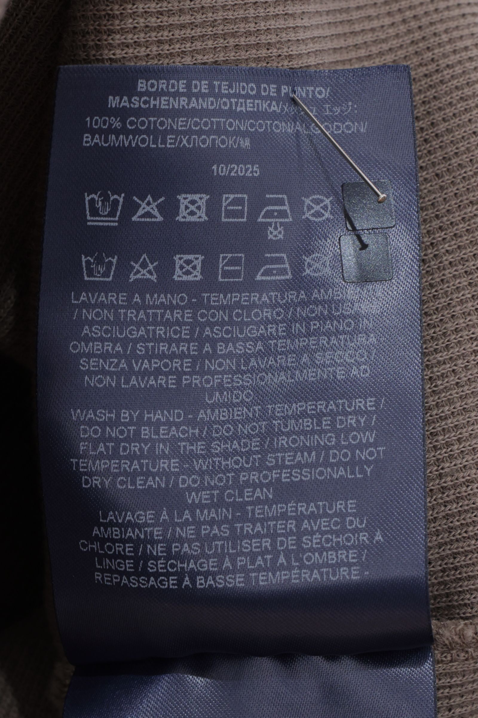 JG000225U ヘビーワッフル コットン 半袖 カットソー / 2600 トープ