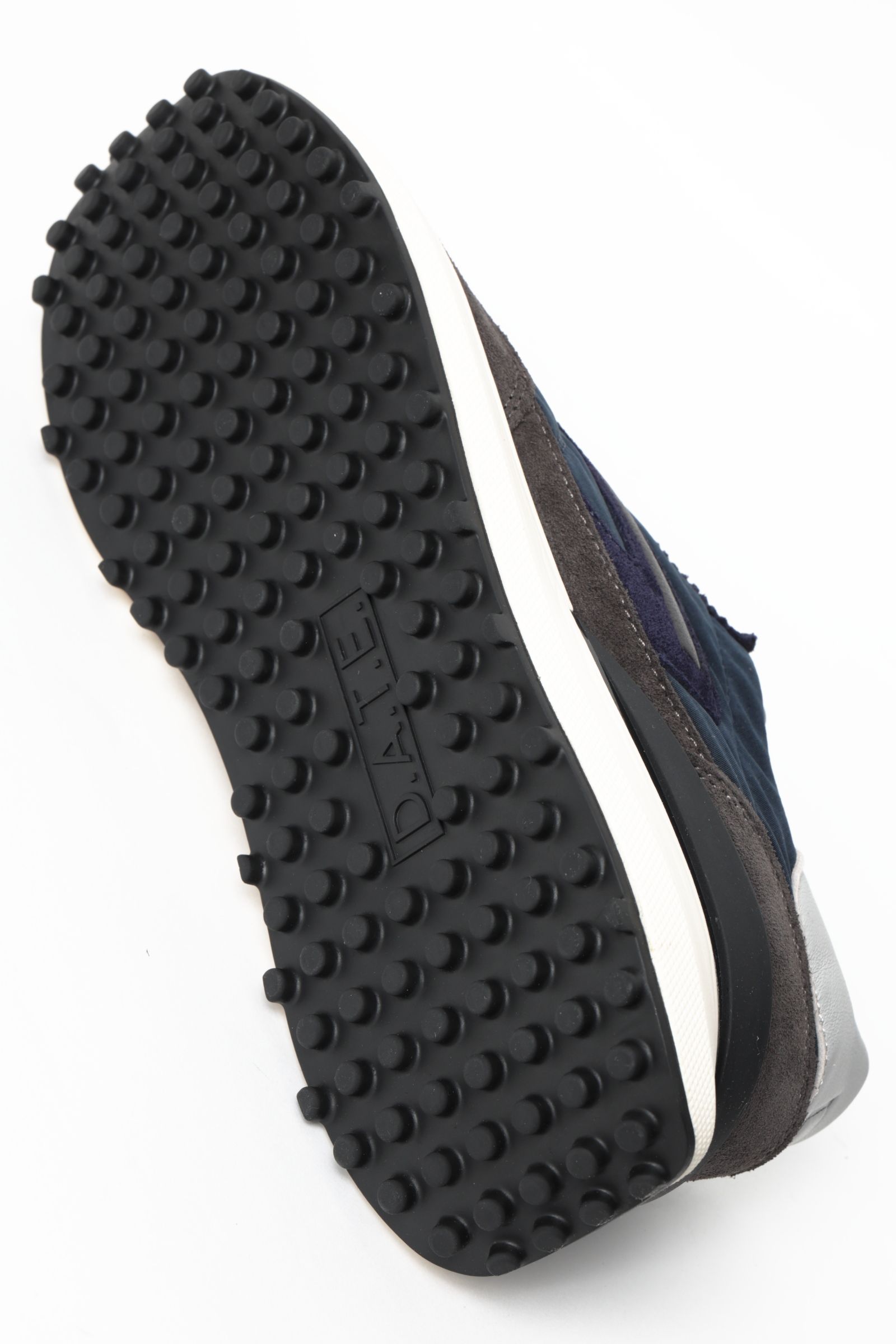 ATHLETA WAX BLUE ナイロン × スウェード ランシュータイプ スニーカー / ネイビー