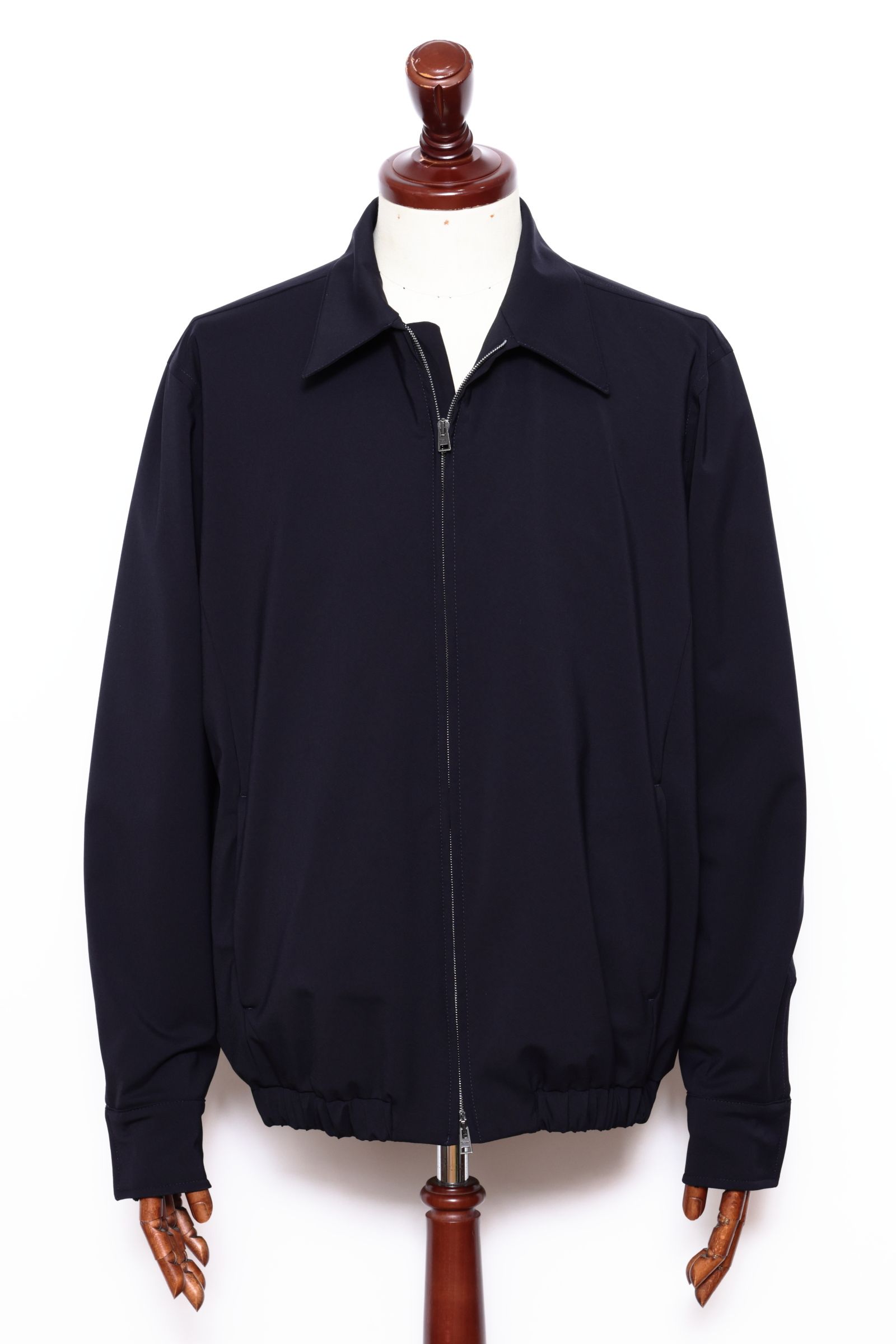 HERNO FLIGHT  撥水ウール調ポリエステル パッカブル ジップブルゾン / ネイビー 9210