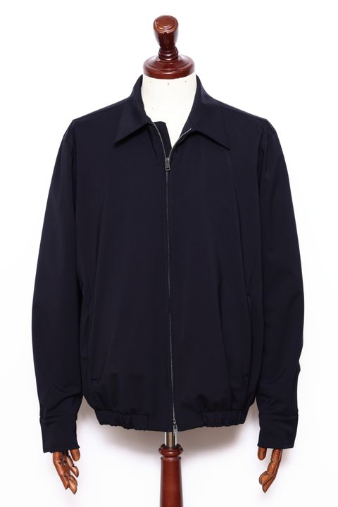 HERNO FLIGHT  撥水ウール調ポリエステル パッカブル ジップブルゾン / ネイビー 9210