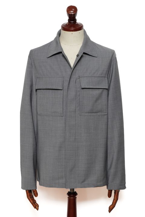 【セットアップあり】JWORK MAN ストレッチウール CPOジャケット / グレー