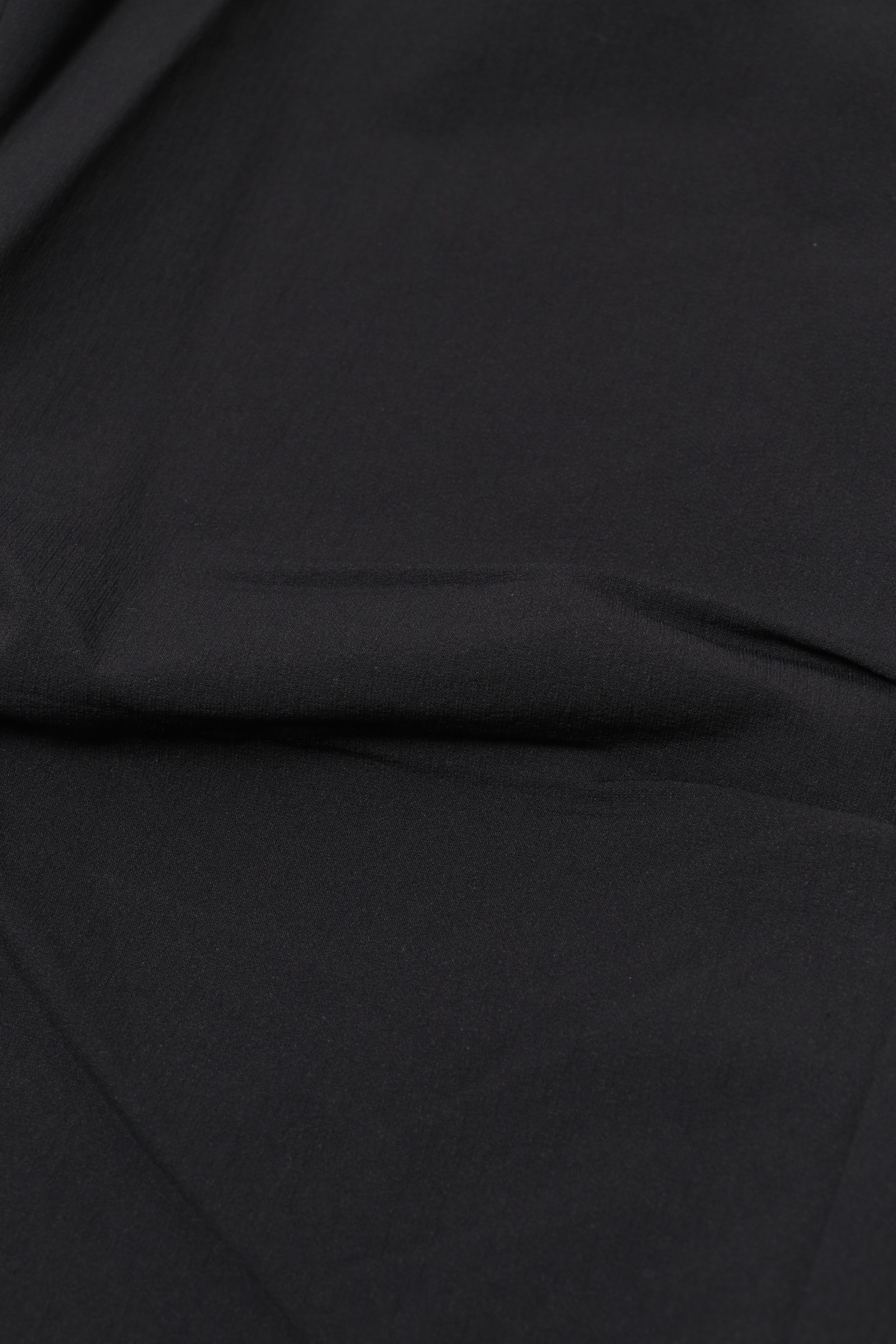 ウォームテック 1プリーツ テーパードシャーリング カーゴパンツ / ブラック 9300