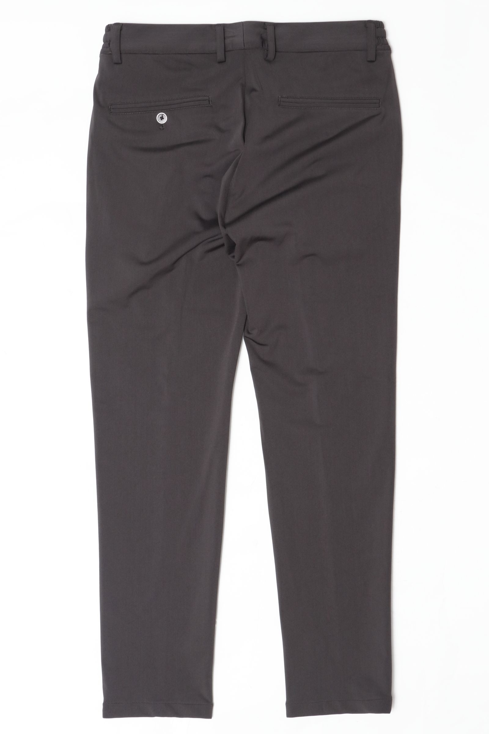 【セットアップあり】MALPENSA SHINE TRICOT マルペンサシャイントリコ ナイロンストレッチ ノープリーツ テーパード イージースラックス / CGRY チャコールグレー