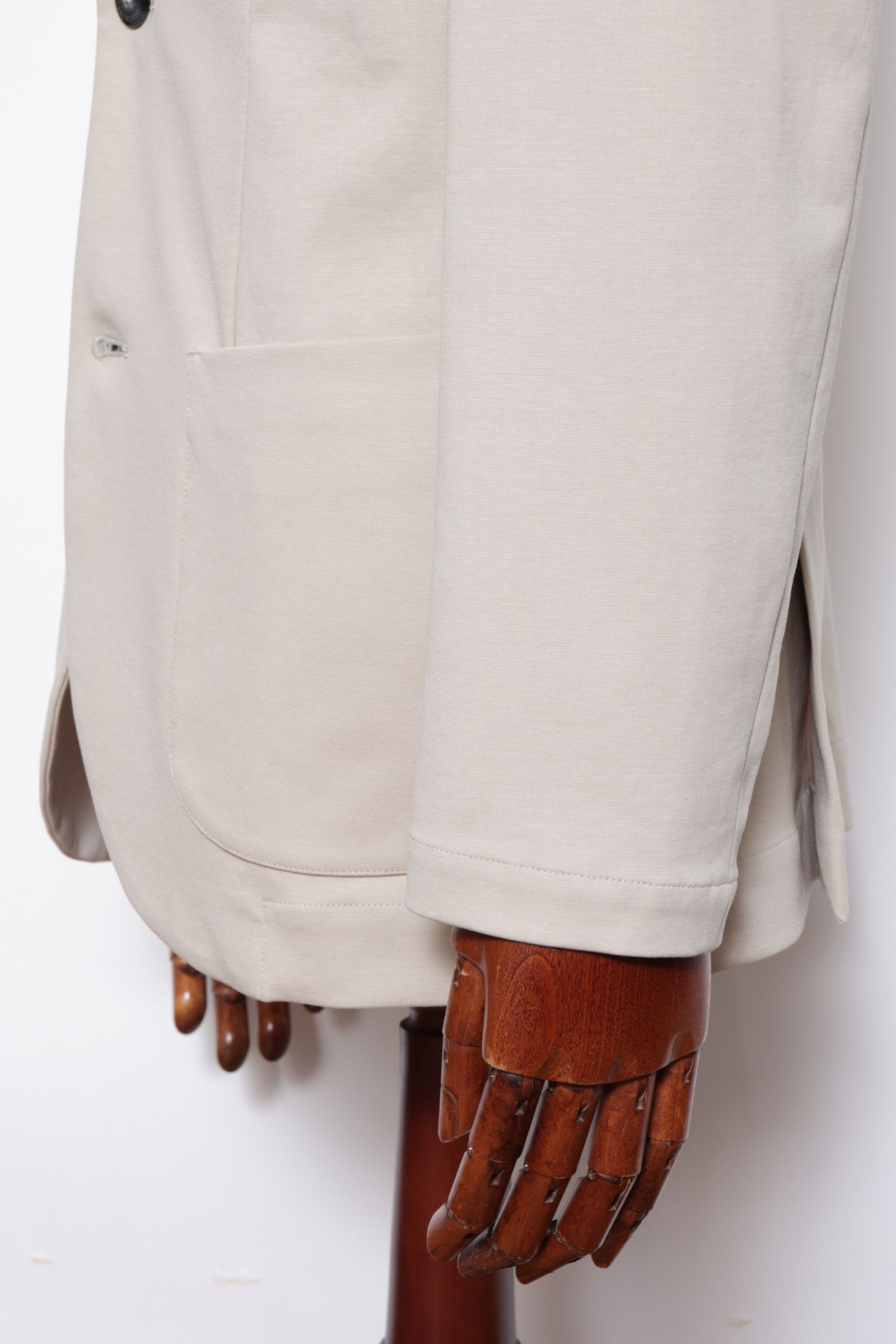 【セットアップあり】 STROZZI L2 A3573 ニューウォッシャブルジャージ 2Bジャケット / ベージュ 10