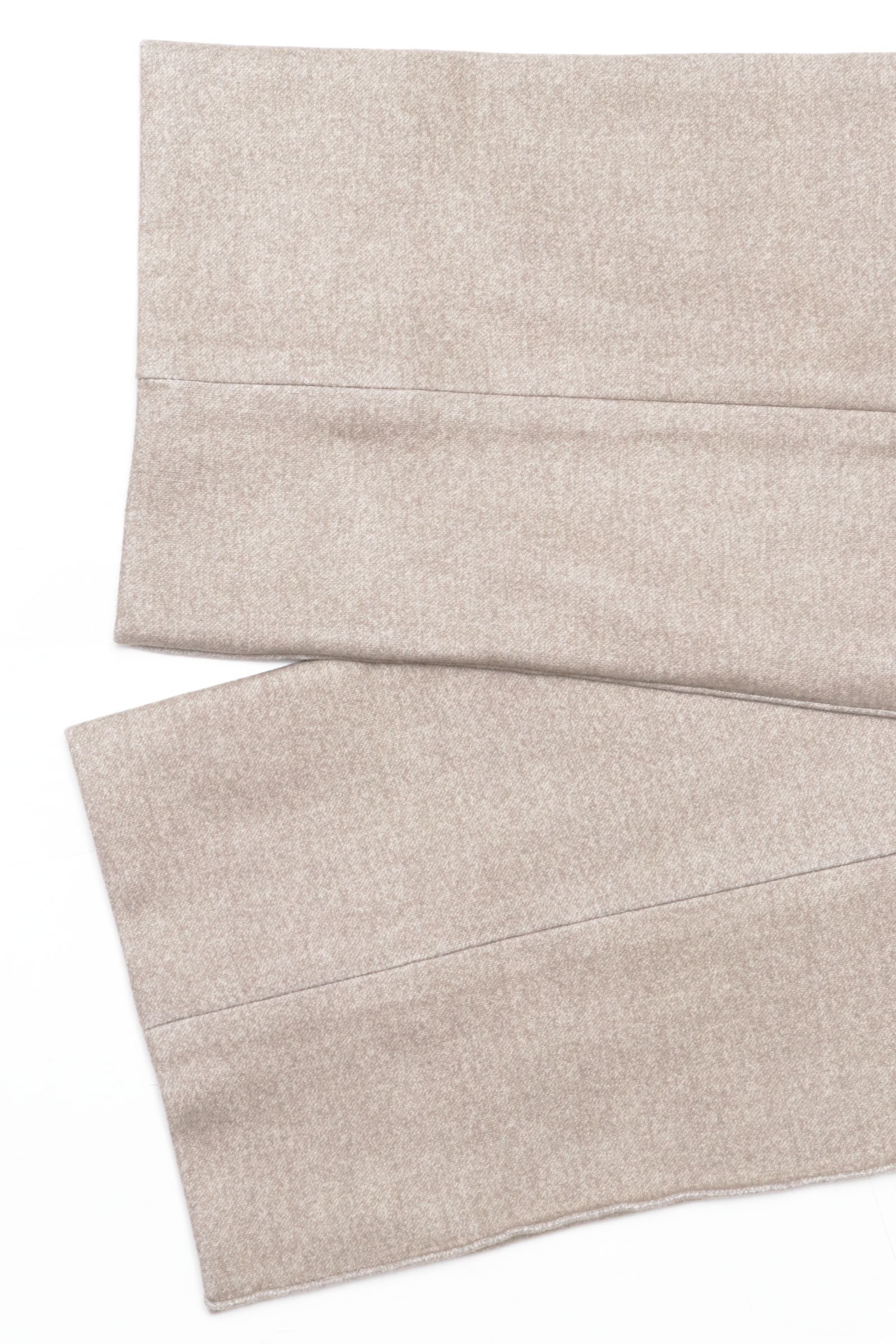 【セットアップあり】"THE FIRST CLASS" CERVINO ウォームジャージ 1プリーツ テーパード イージースラックス / LBEG ライトベージュ