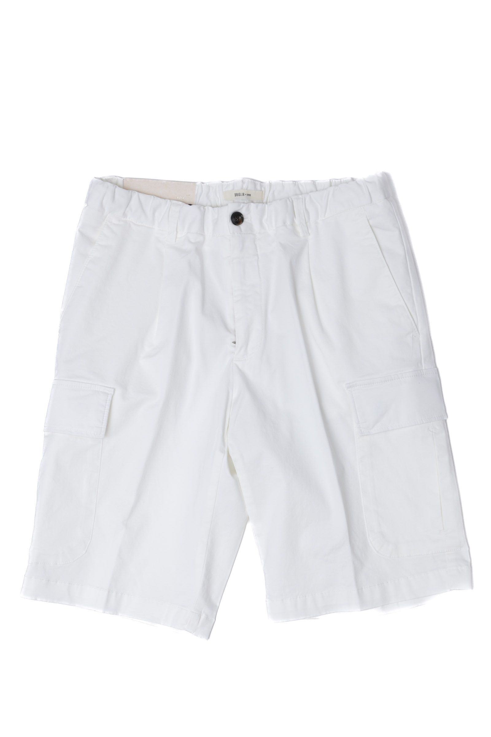 【干場さん別注】 NEWPORT ガーメントダイコットン カーゴショーツ  / ホワイト