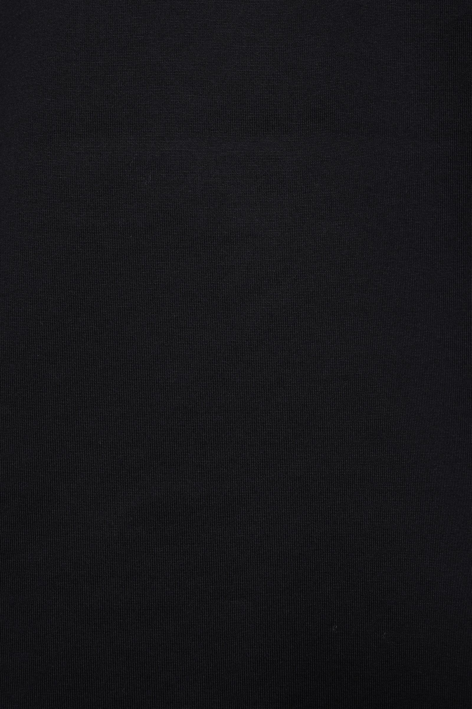 NUBY モックネック コットン 半袖Tシャツ / ブラック