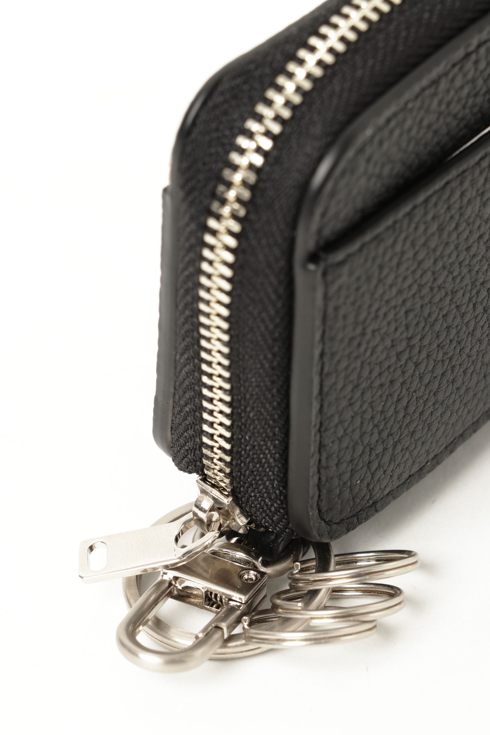 KEYC-TM トリヨン・モーリス カードホルダー付き スマートキーケース  / ブラック