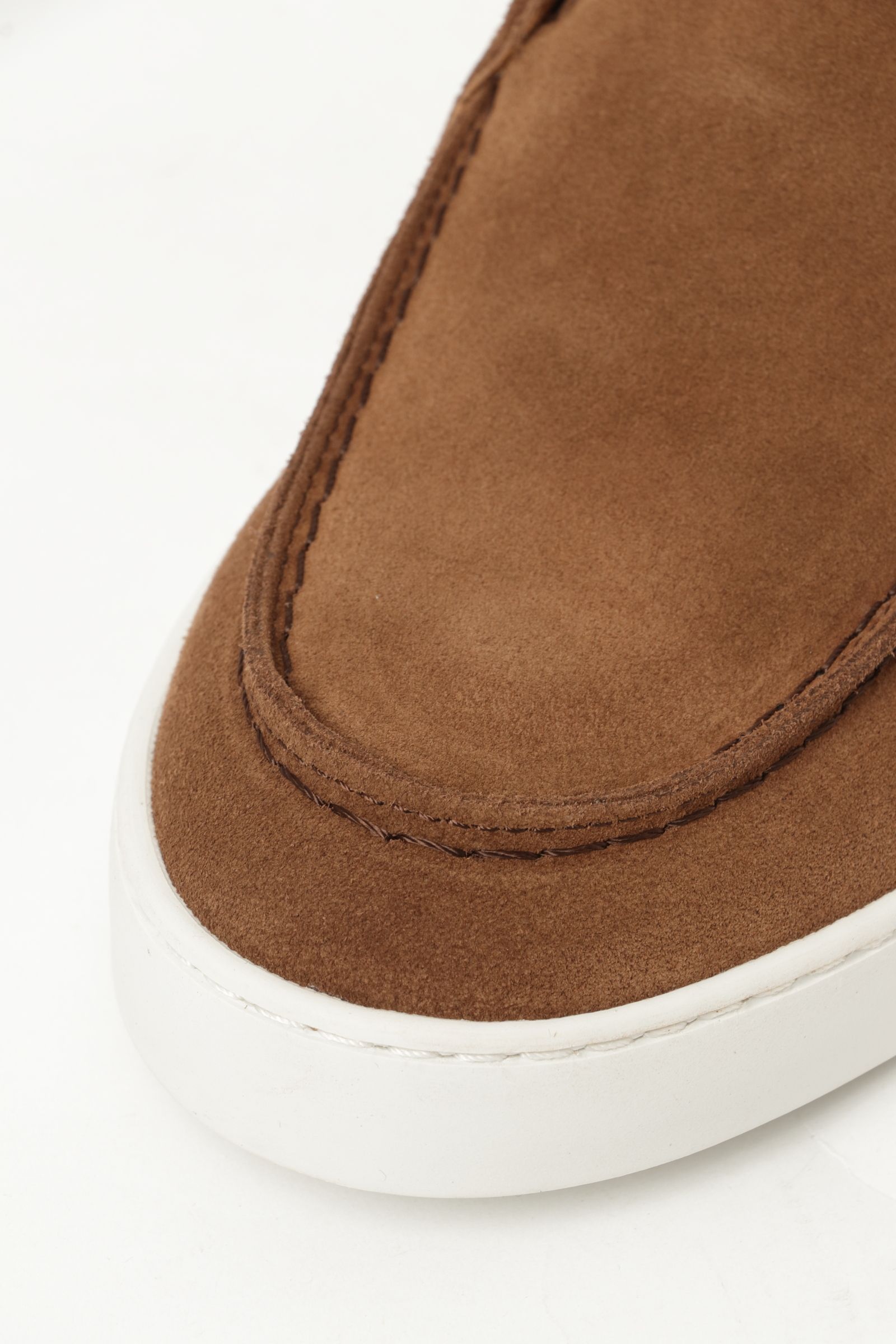 BARTEX M007 スウェード モカシン スリッポン チャッカスニーカー / SIENNA ブラウン