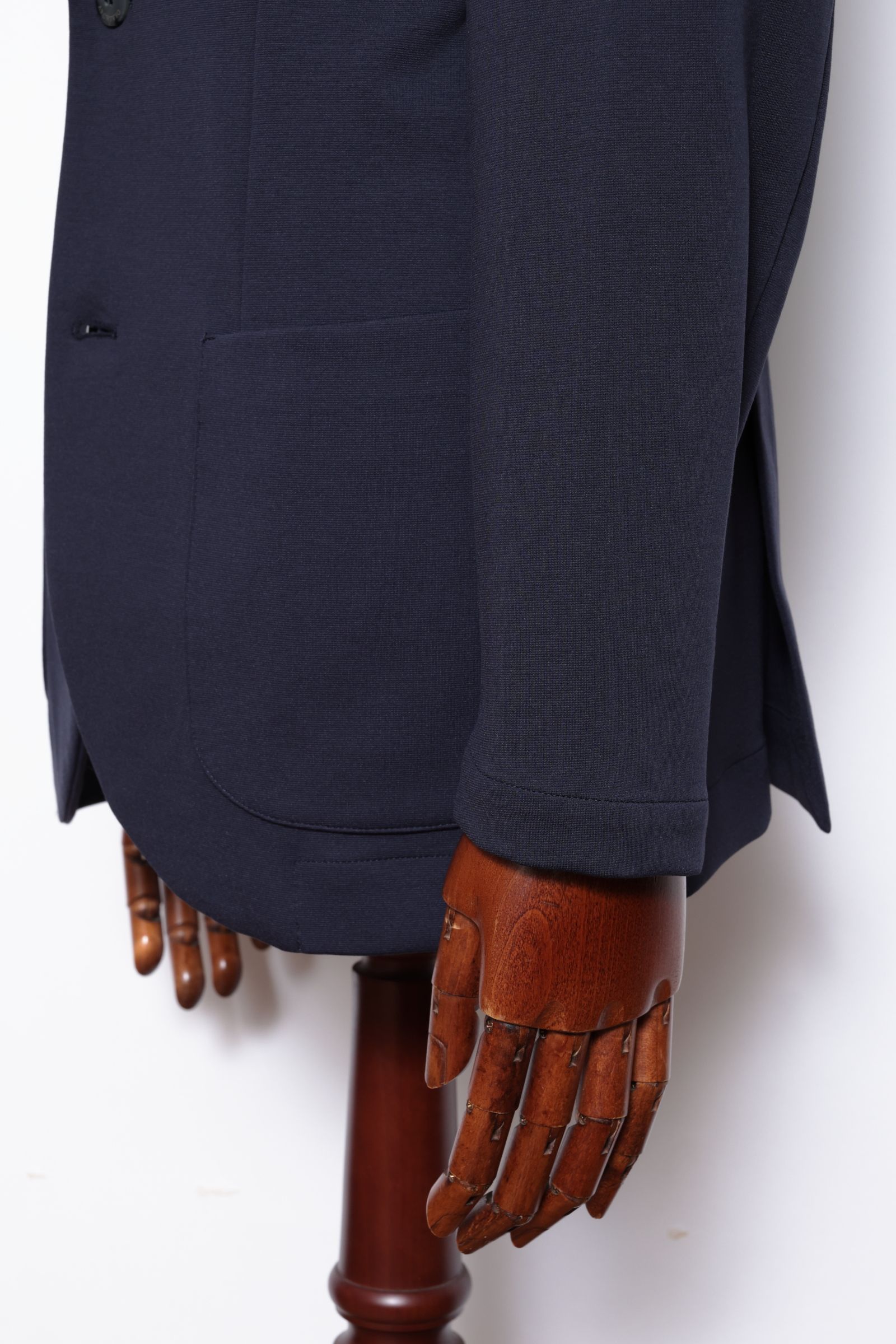 【セットアップあり】 STROZZI L2 A3573 ニューウォッシャブルジャージ 2Bジャケット / ネイビー 80