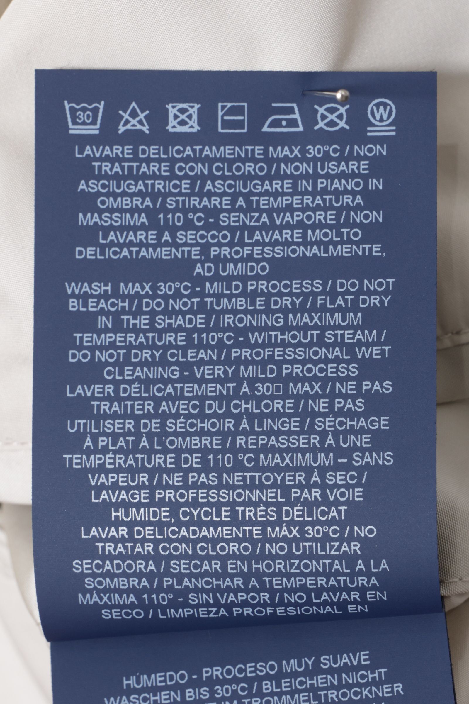 高密度ポリエステル 脱着式フード チェスタコート / アイボリー 1985