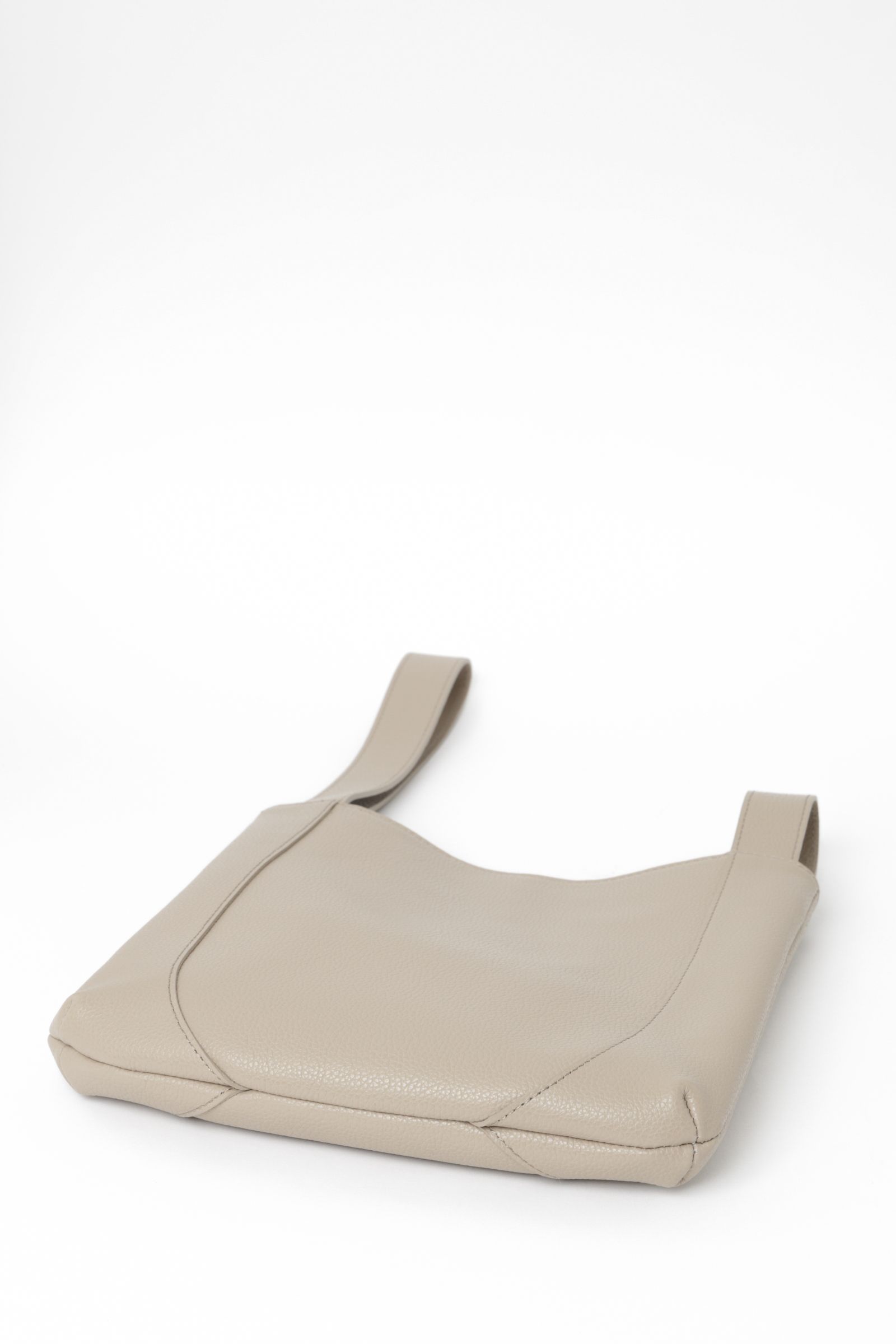 イタリアン シュリンクレザー ワンハンドルバッグ  / トープ