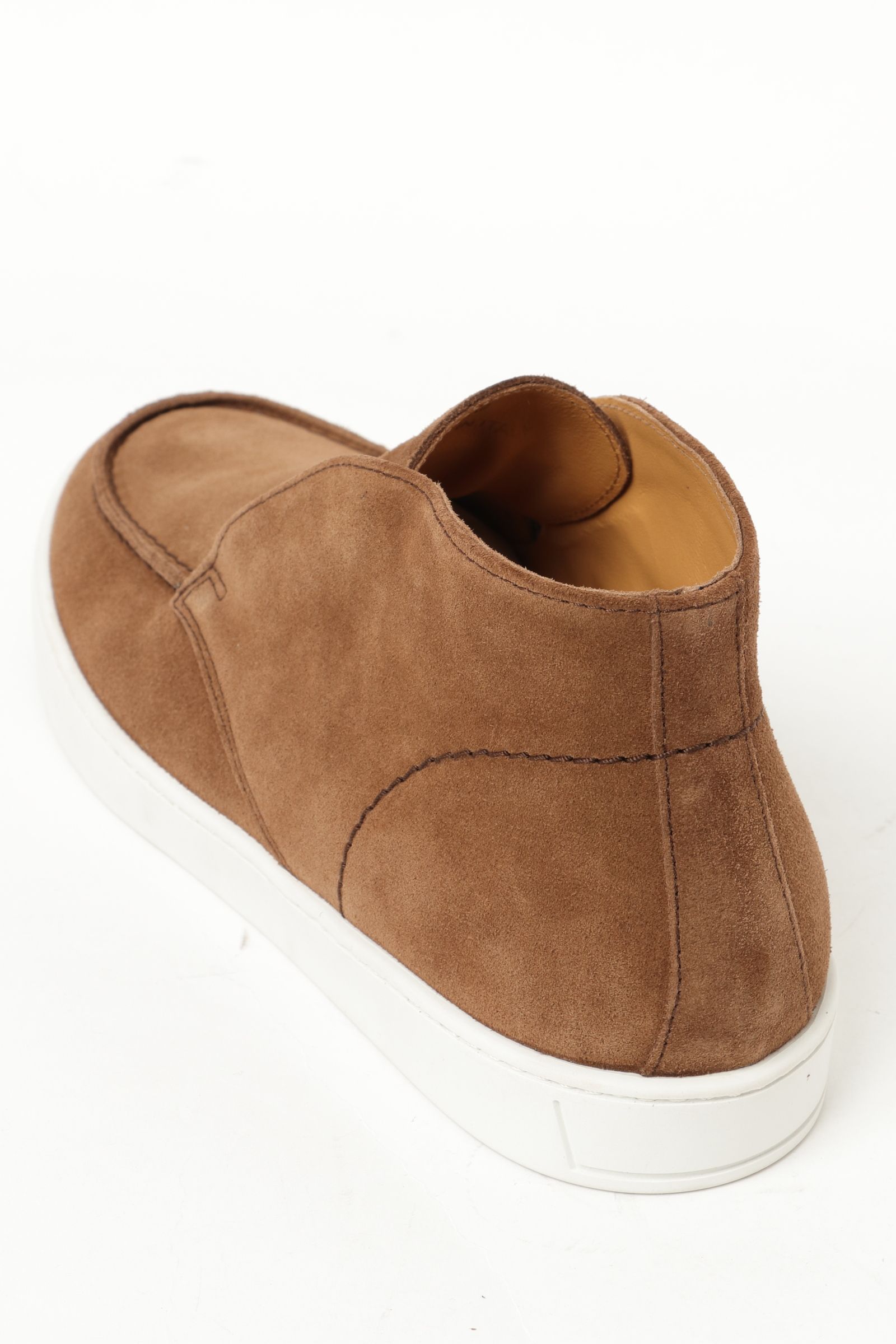 BARTEX M007 スウェード モカシン スリッポン チャッカスニーカー / SIENNA ブラウン